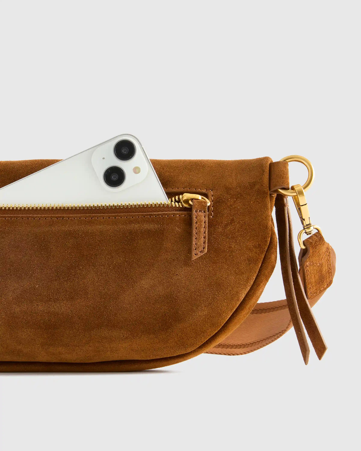 Quinn Suede Sling Bag