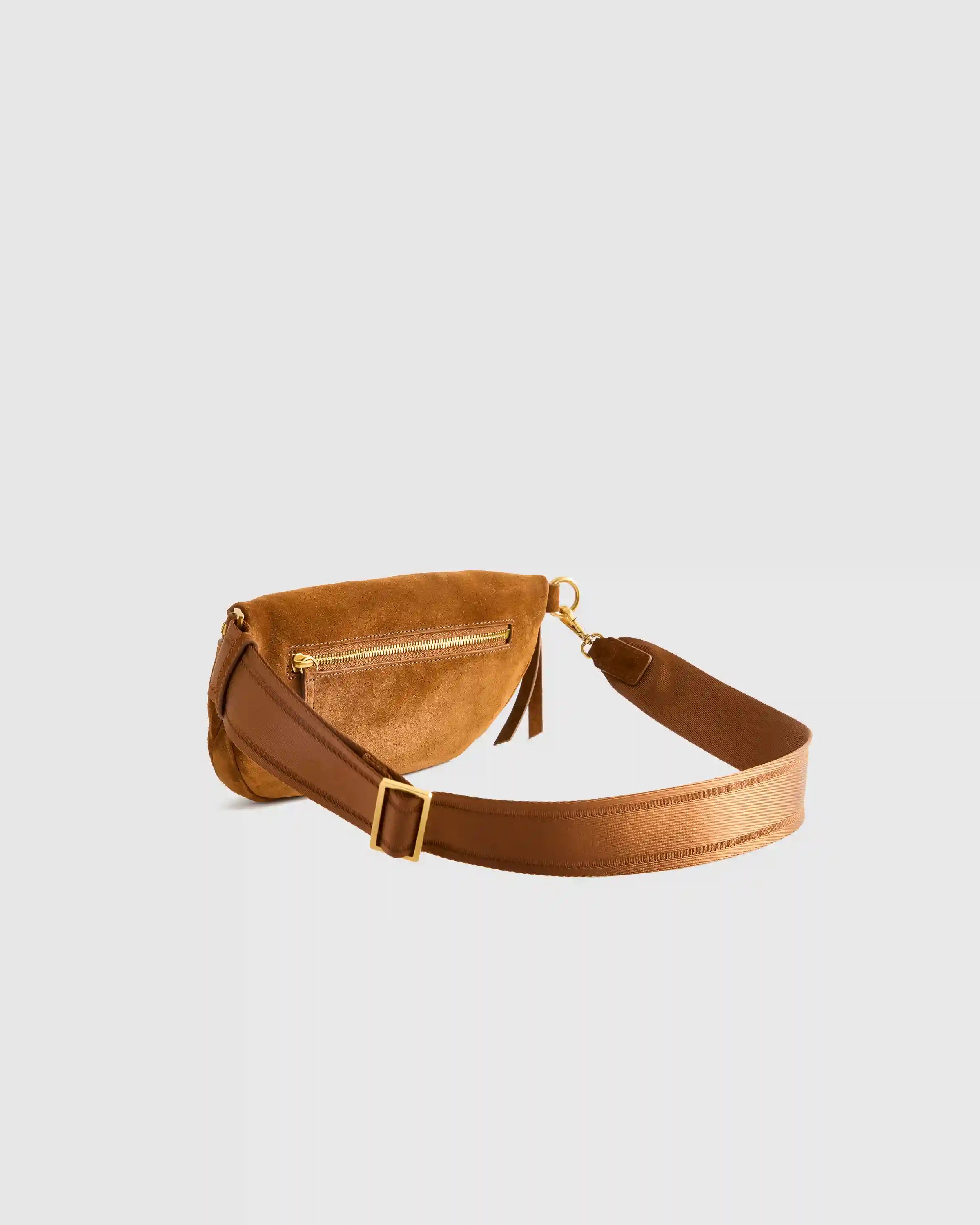 Quinn Suede Sling Bag