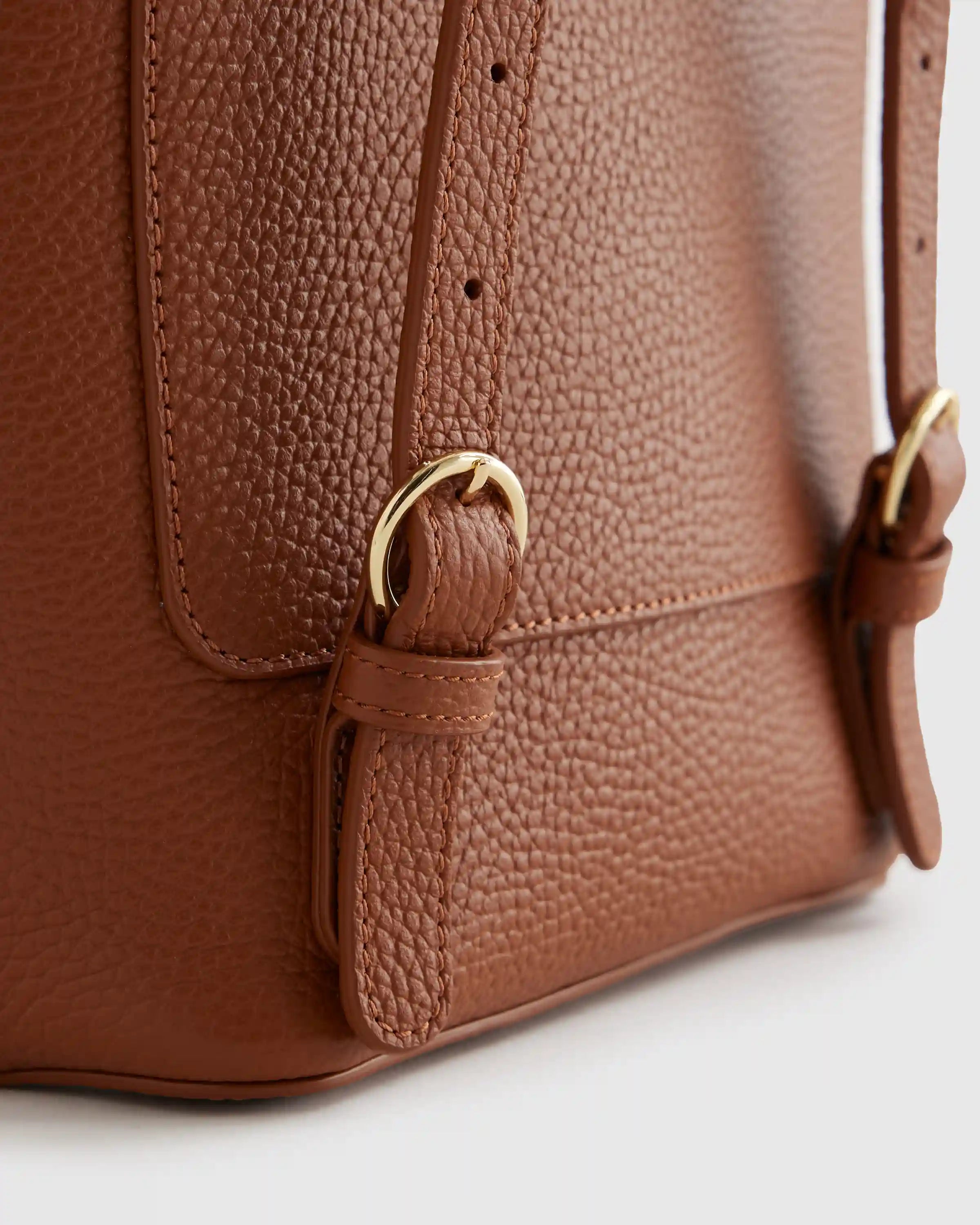 Italian Leather Small Backpack
