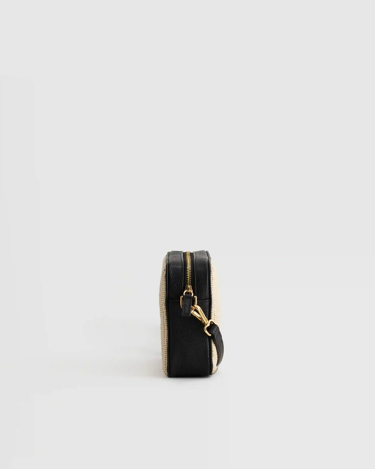 Gemma Raffia & Leather Crossbody