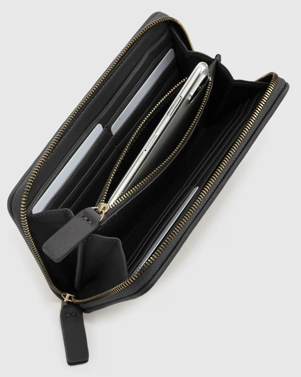 Italian Leather Quilted Continental Wallet