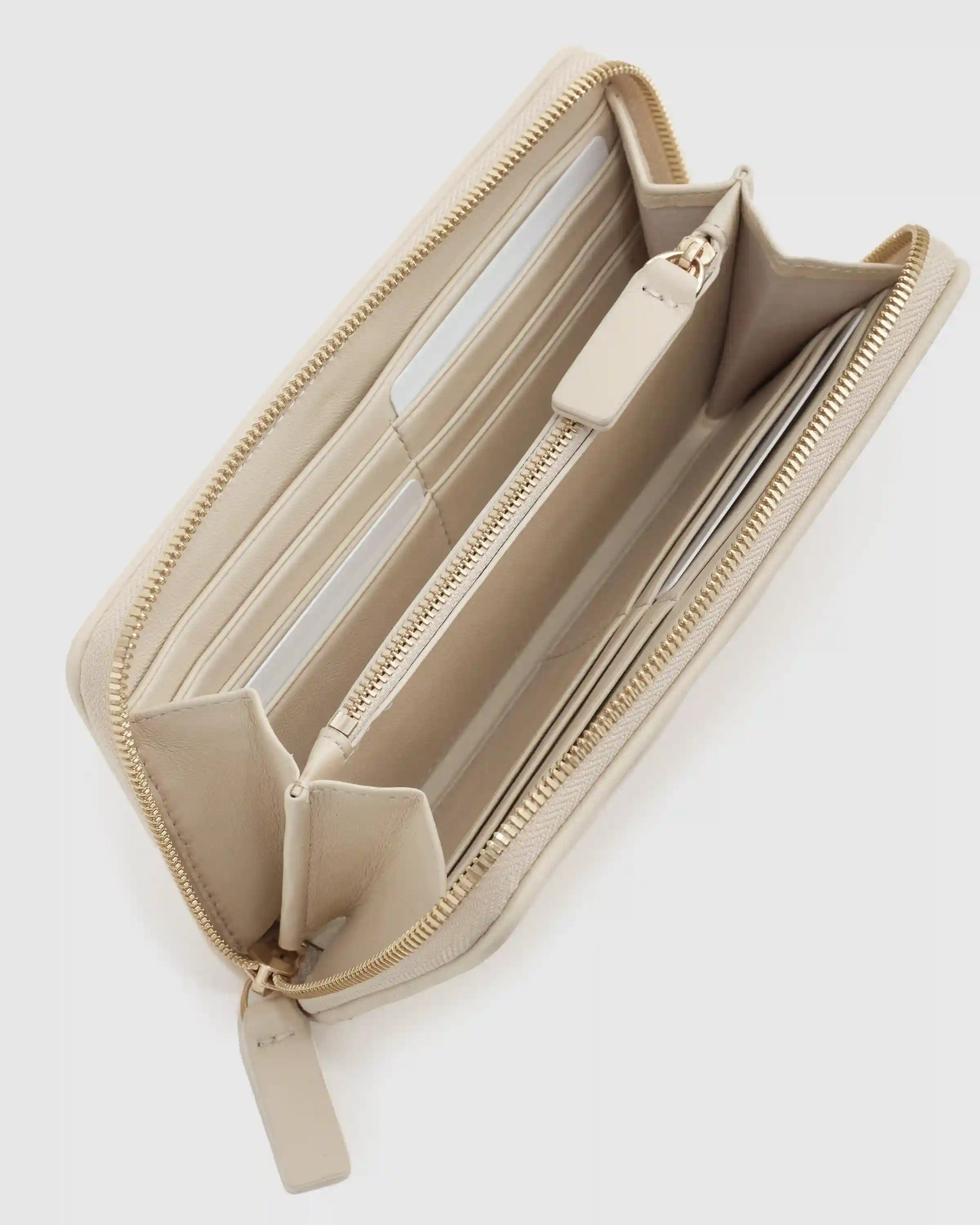 Italian Leather Quilted Continental Wallet