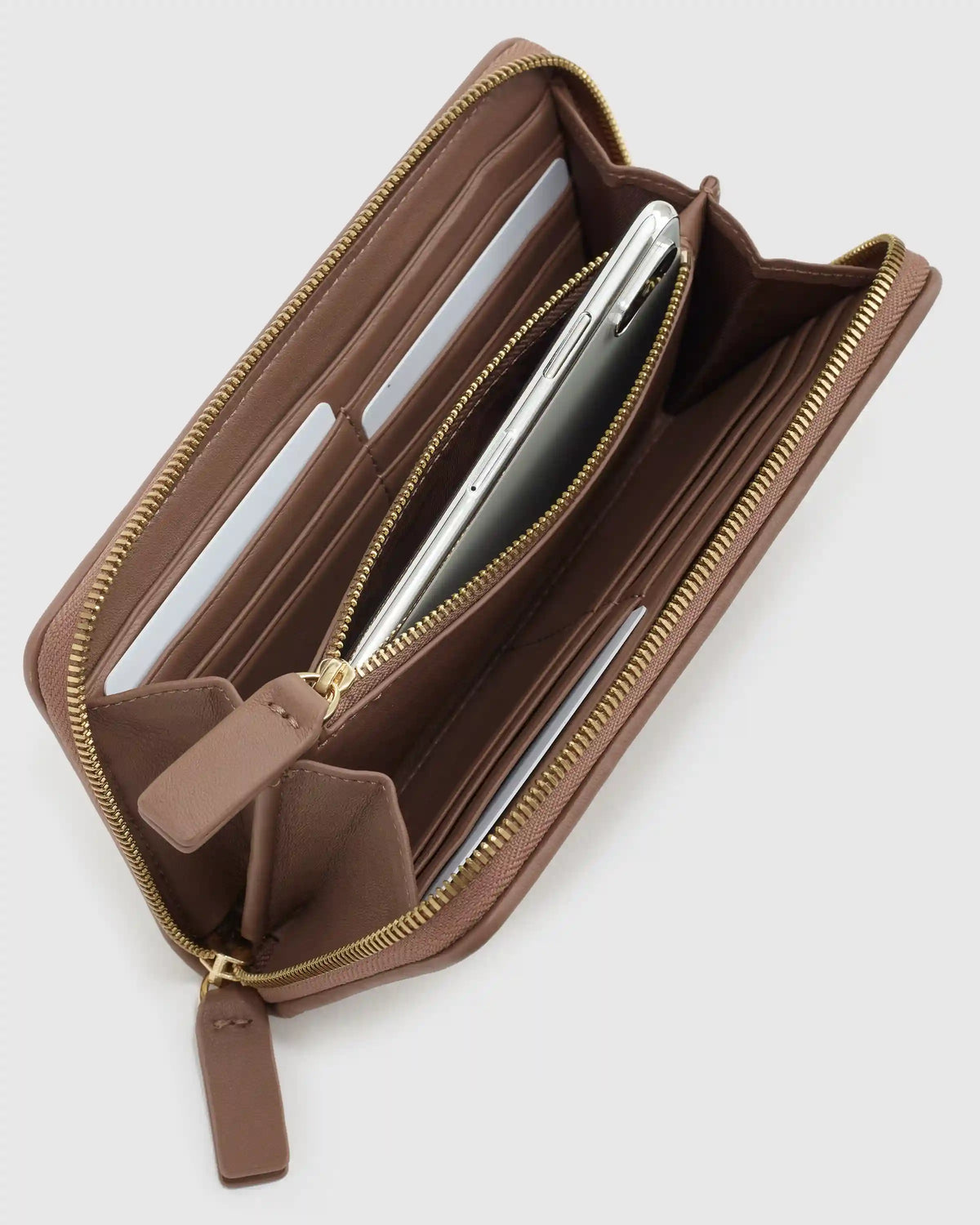 Italian Leather Quilted Continental Wallet