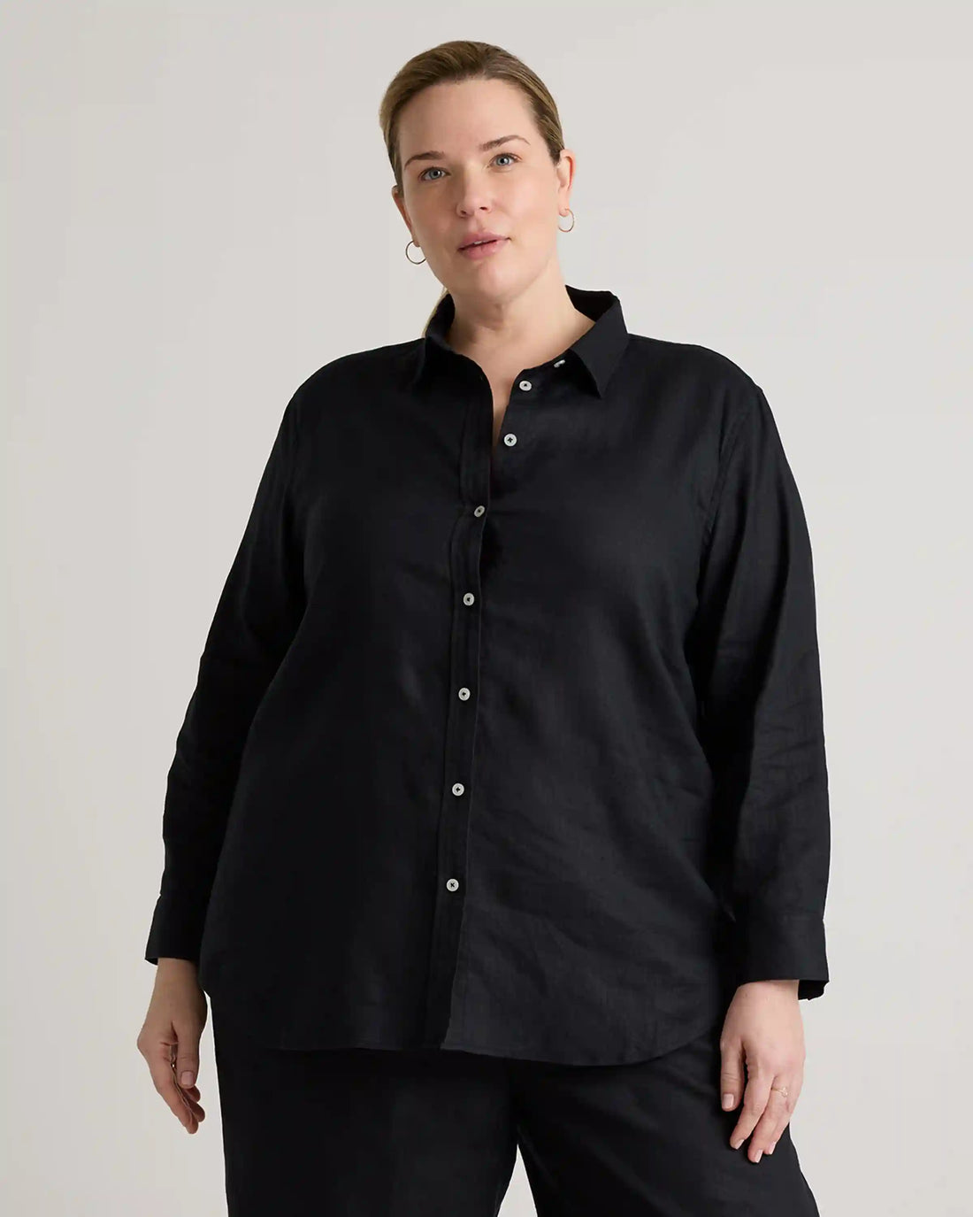 100% European Linen Long Sleeve Shirt