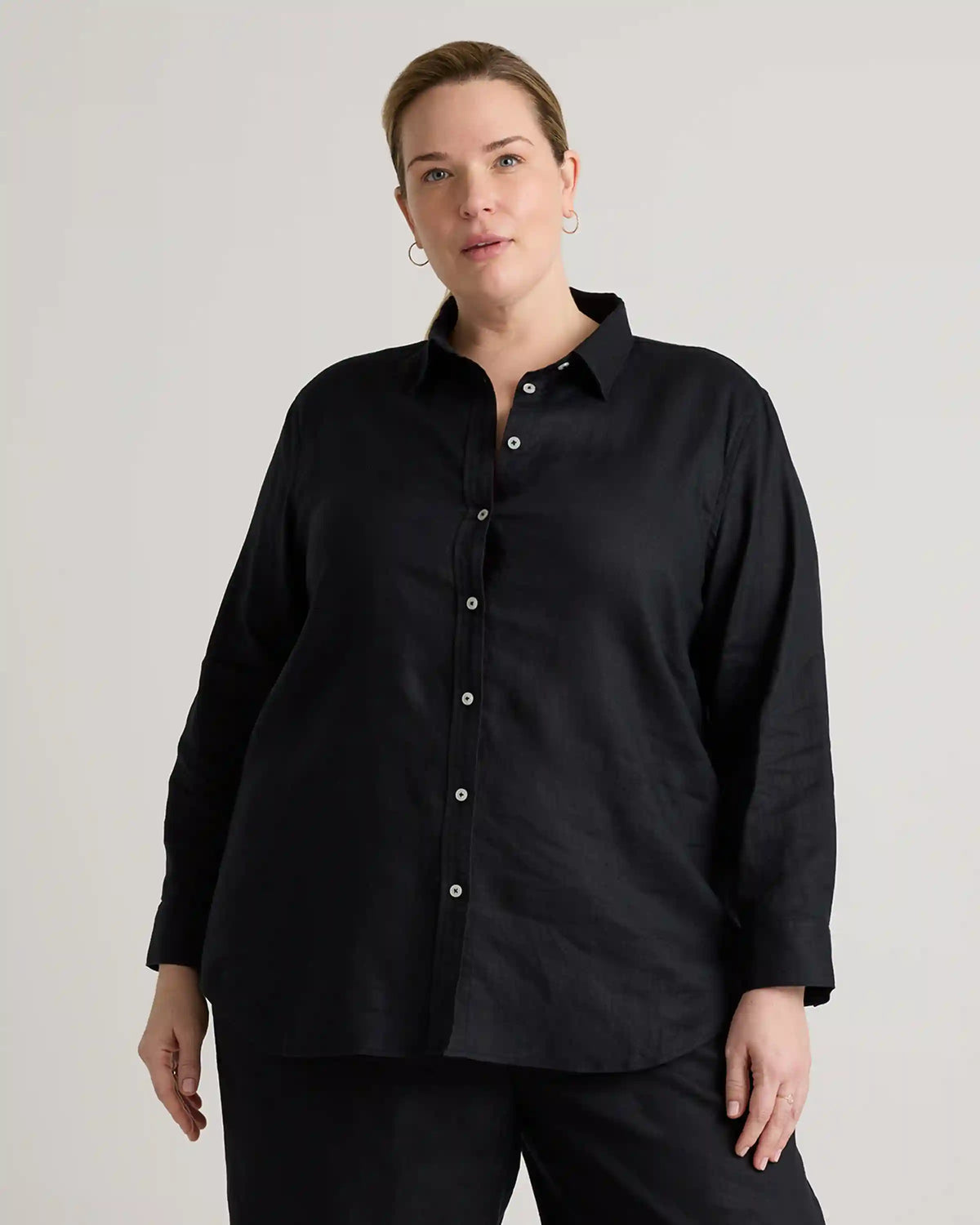 100% European Linen Long Sleeve Shirt