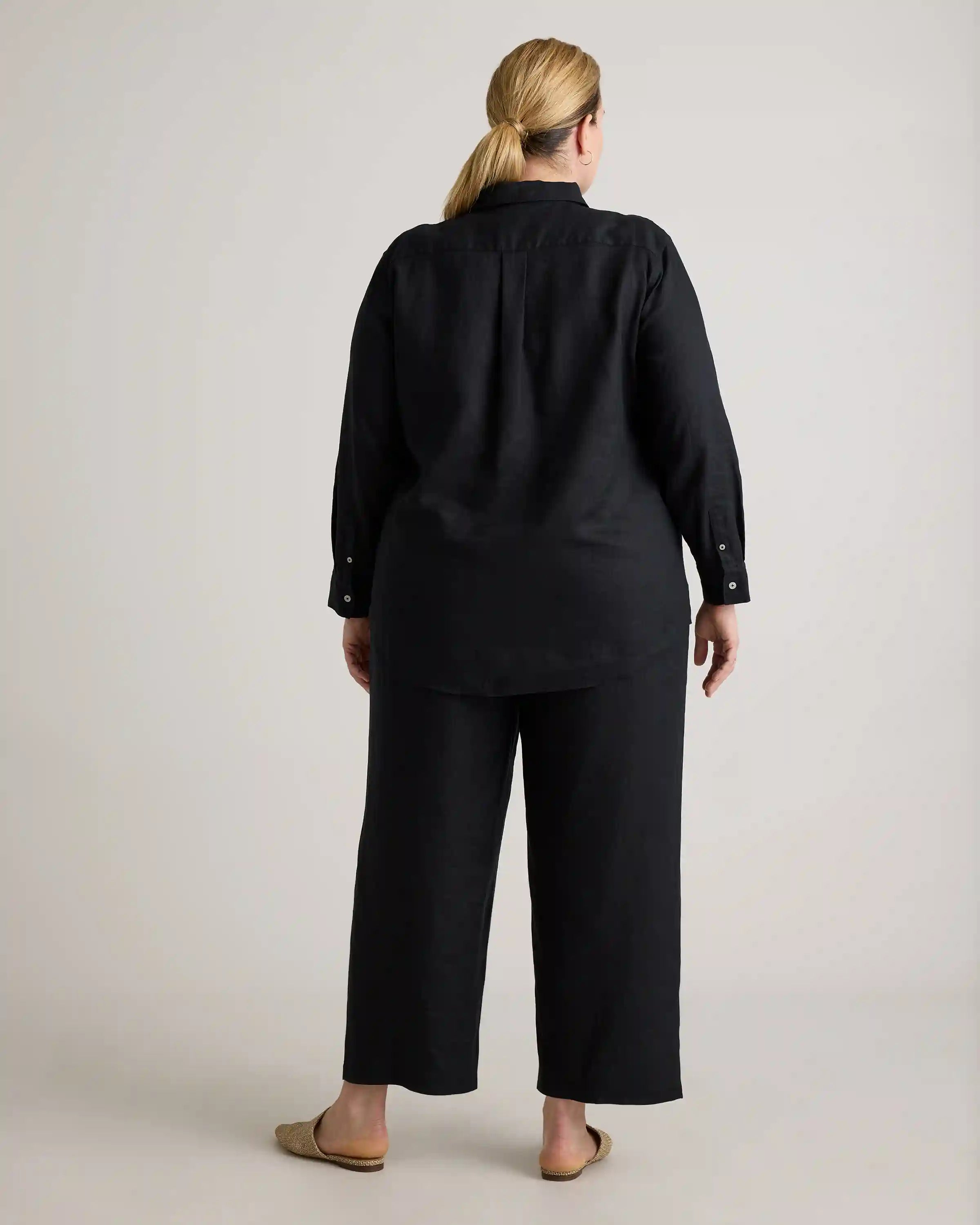 100% European Linen Long Sleeve Shirt