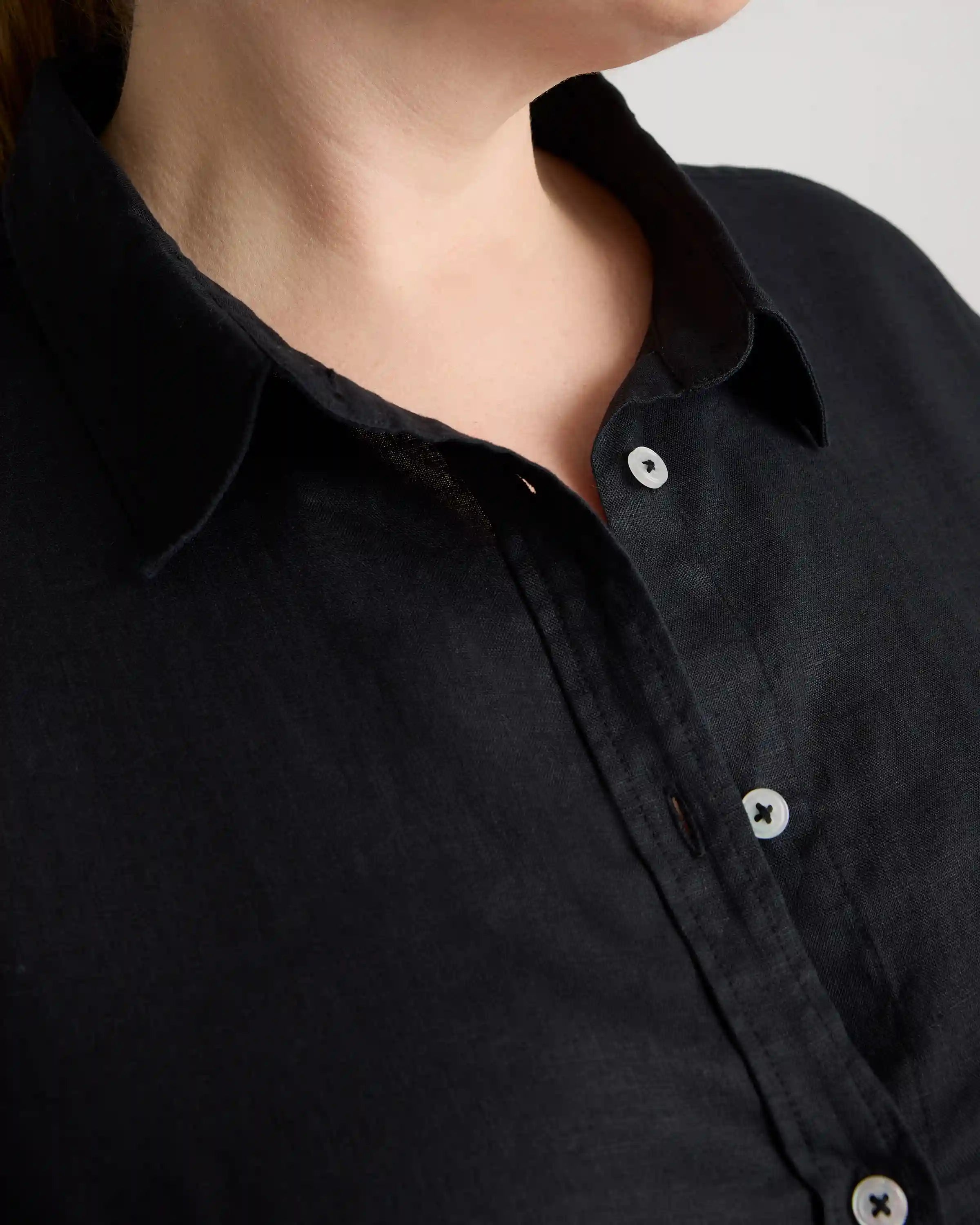 100% European Linen Long Sleeve Shirt