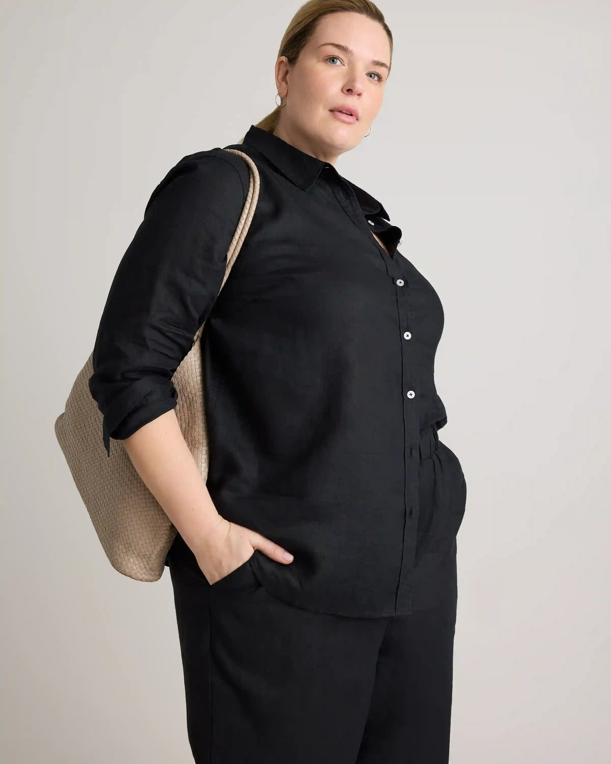 100% European Linen Long Sleeve Shirt