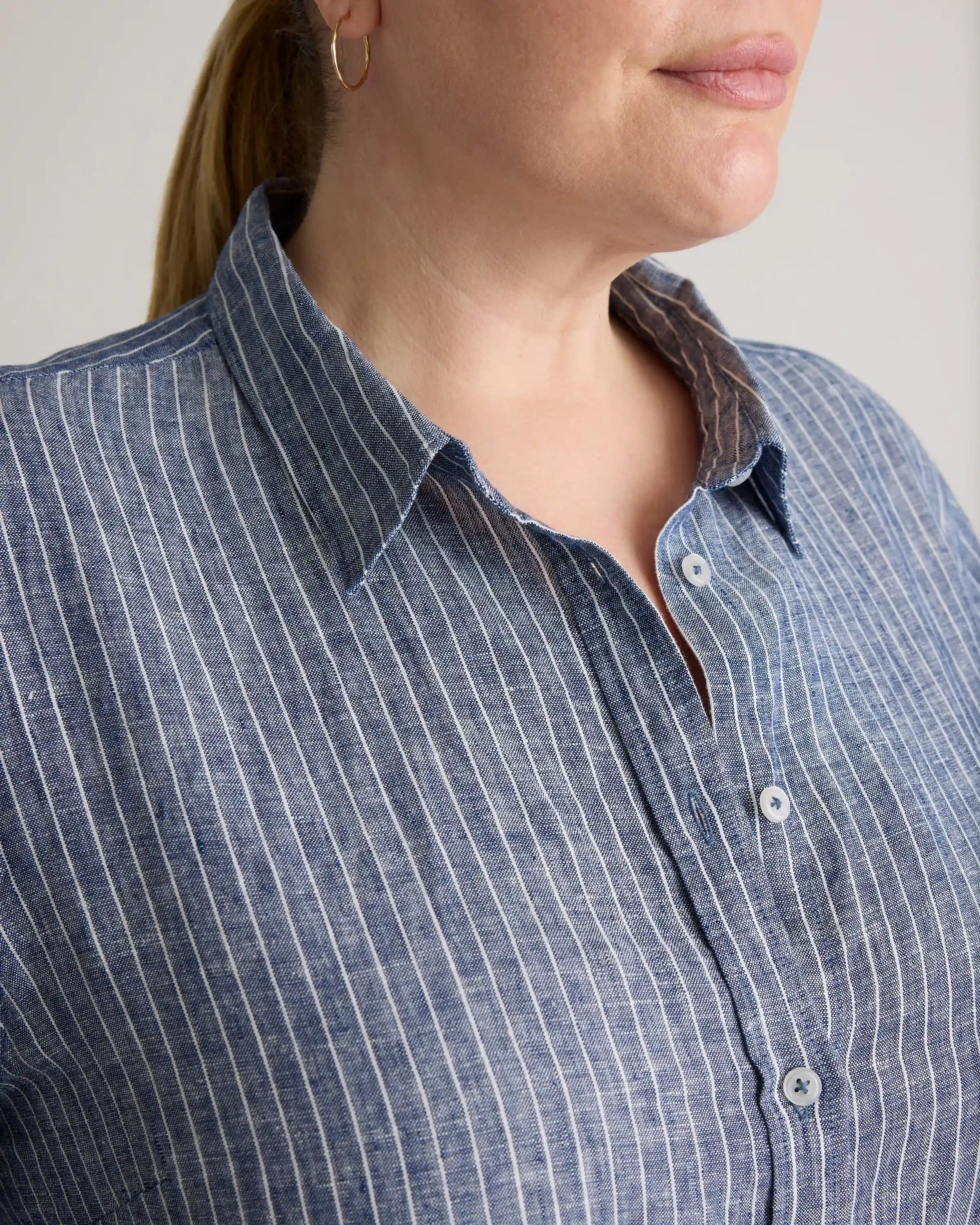 100% European Linen Long Sleeve Shirt