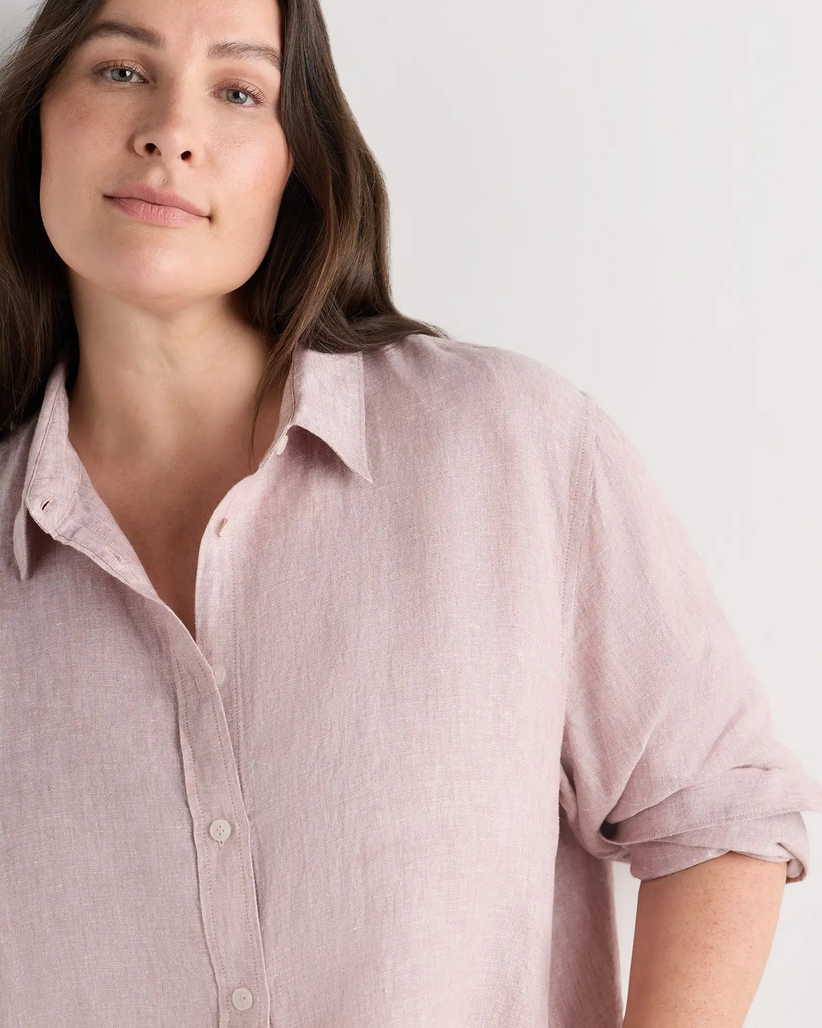 100% European Linen Long Sleeve Shirt