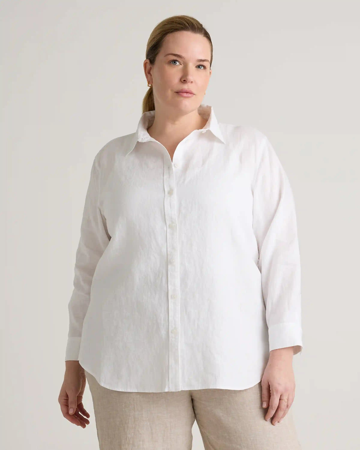 100% European Linen Long Sleeve Shirt