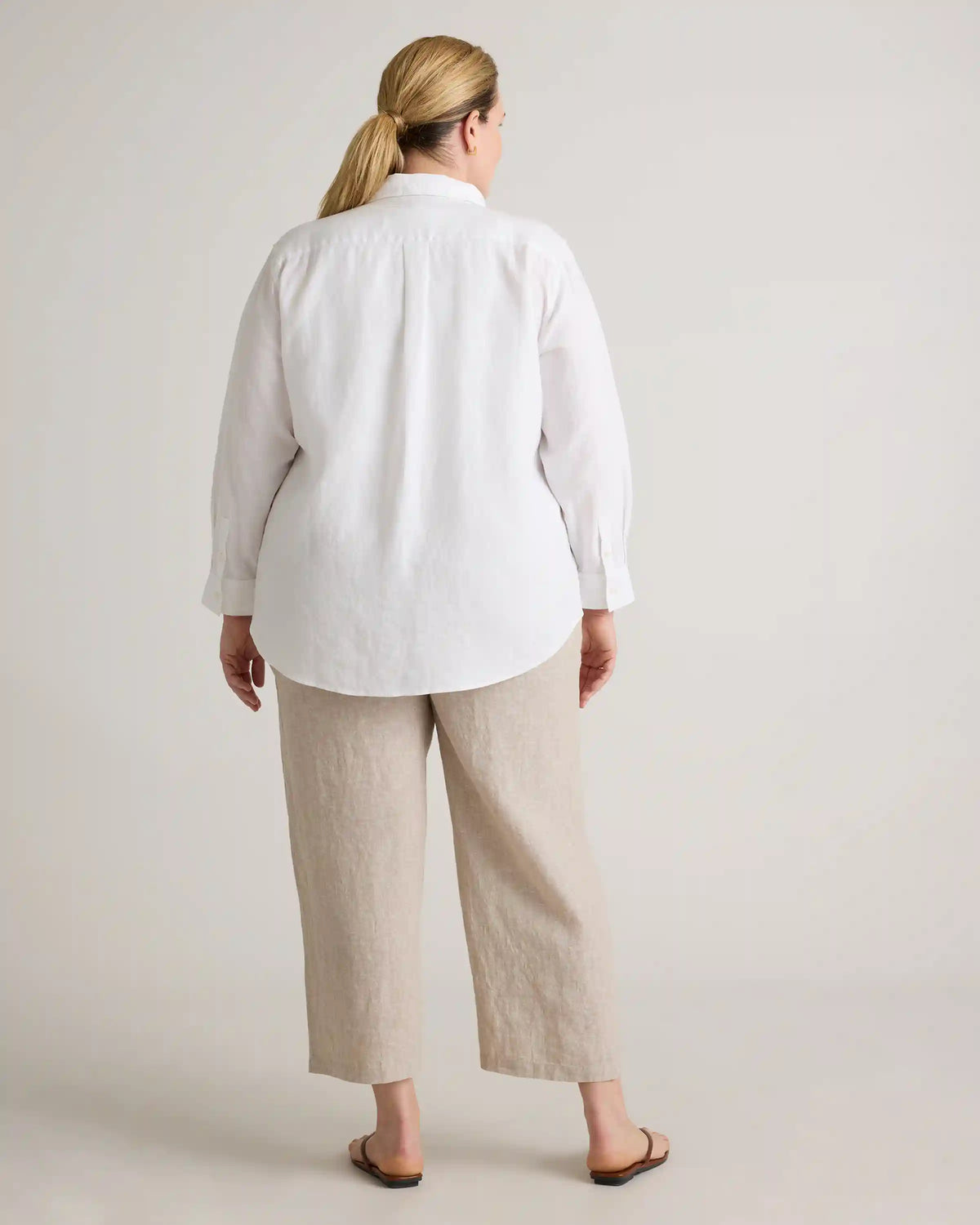 100% European Linen Long Sleeve Shirt