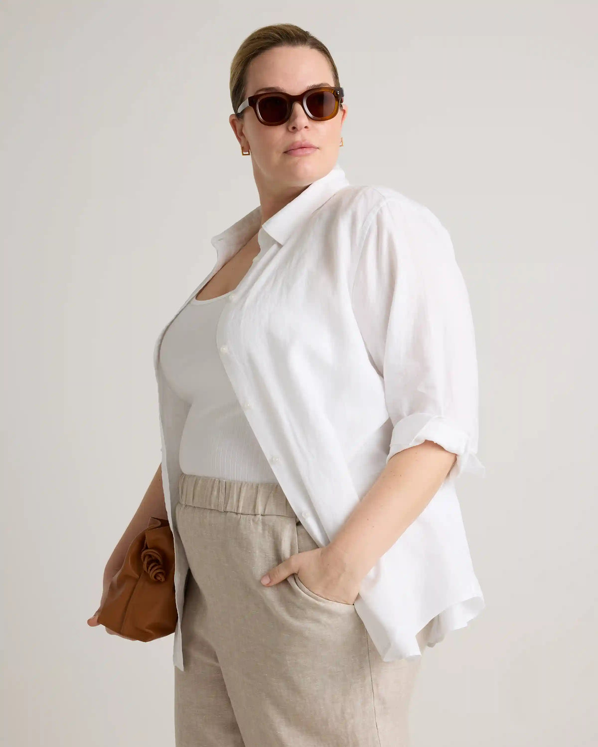 100% European Linen Long Sleeve Shirt