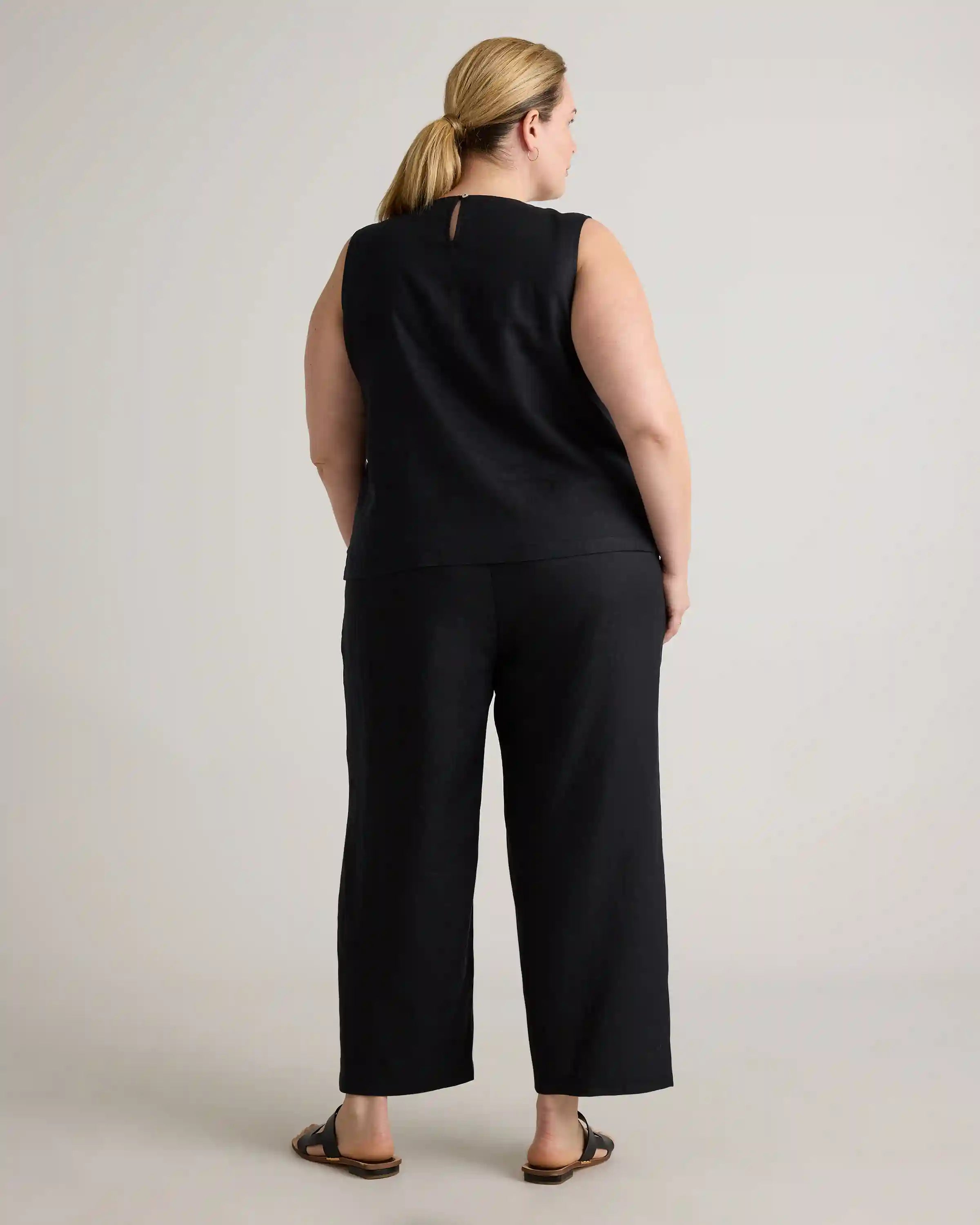 100% European Linen Tank