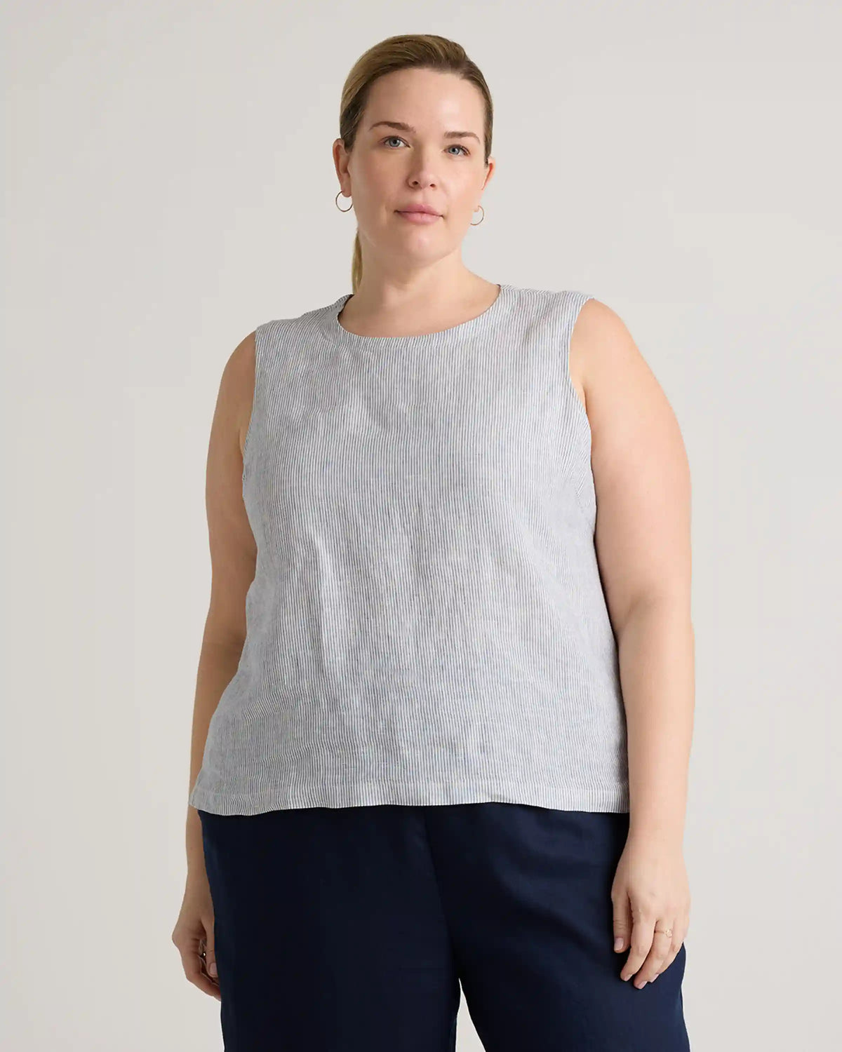 100% European Linen Tank