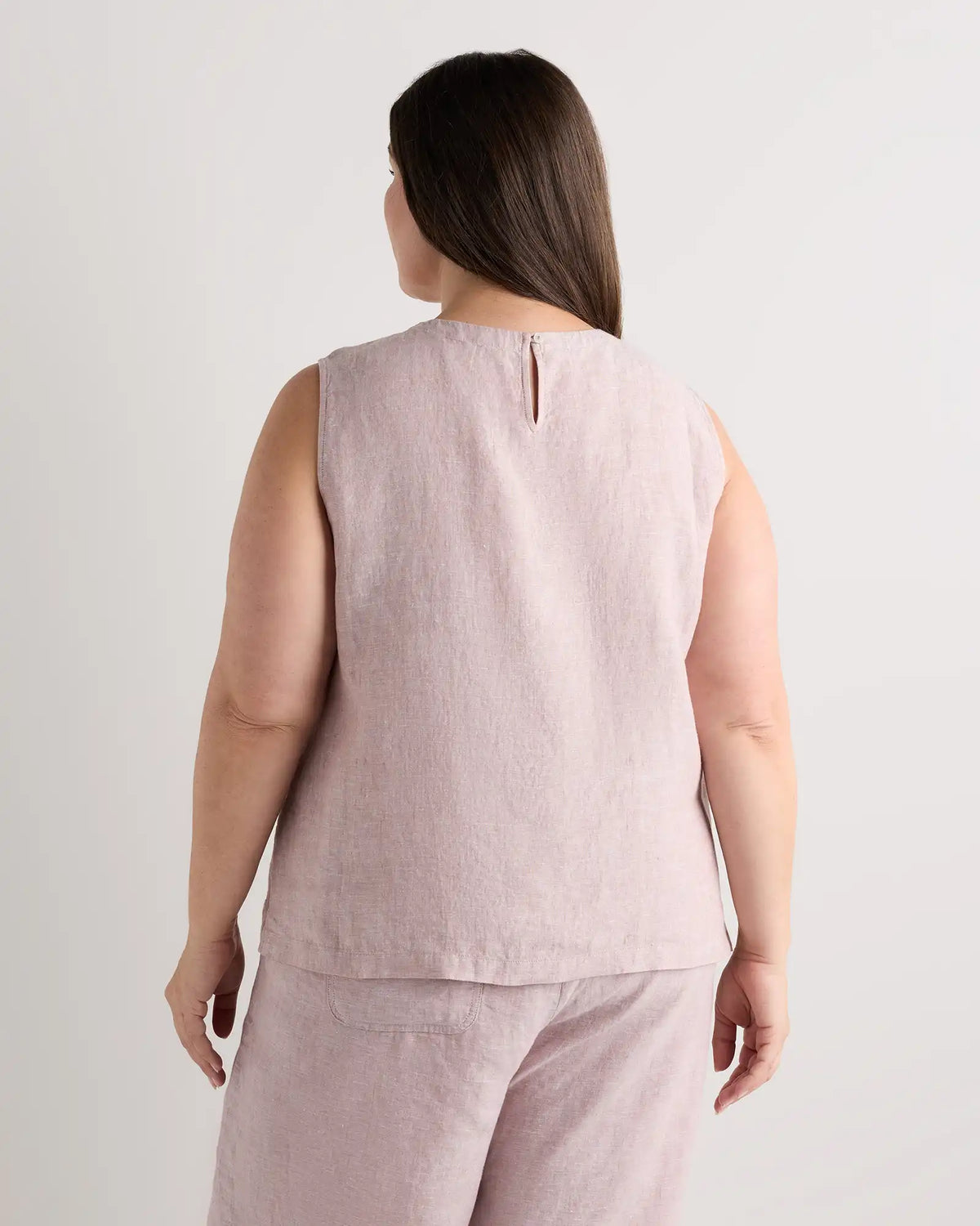 100% European Linen Tank