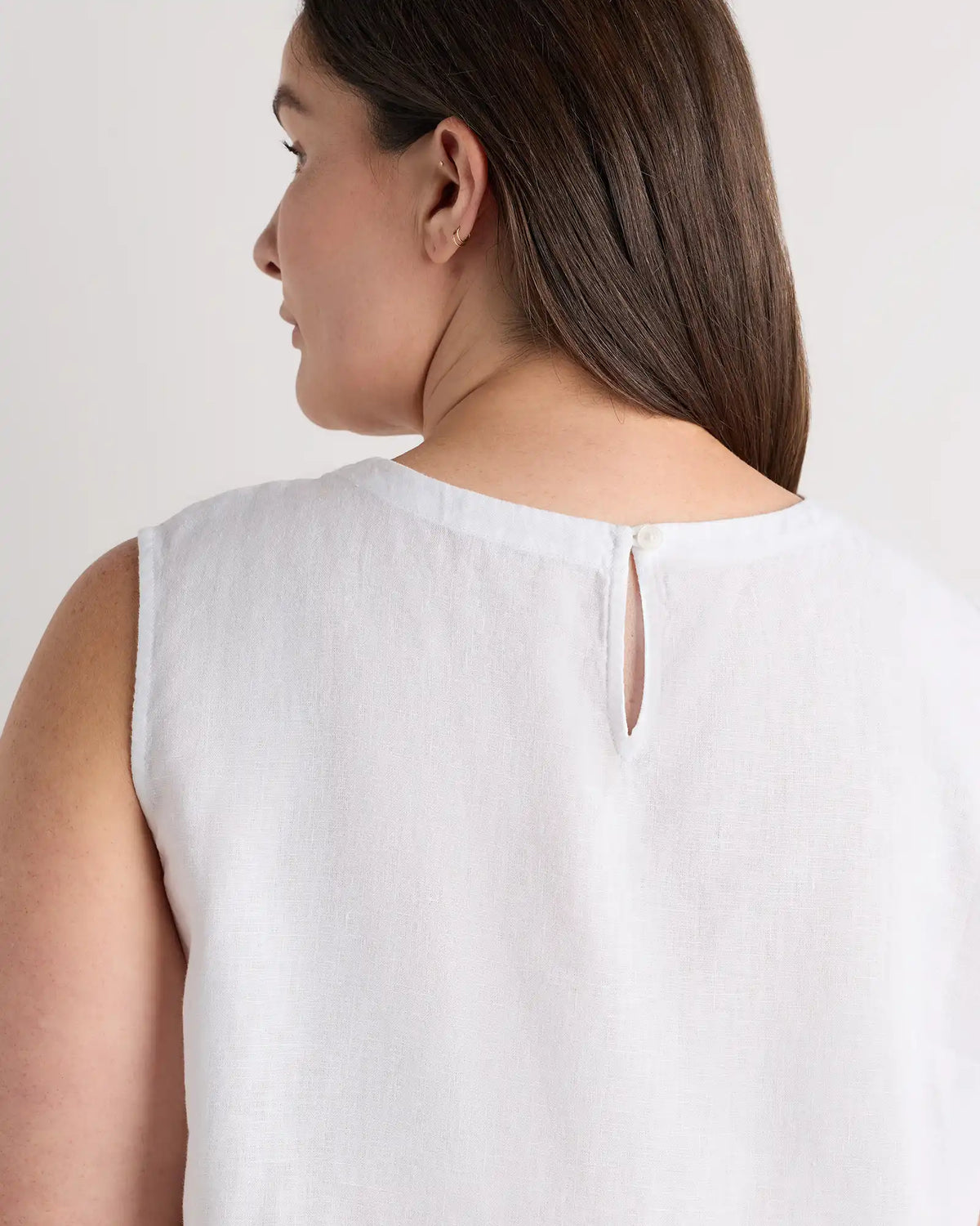 100% European Linen Tank