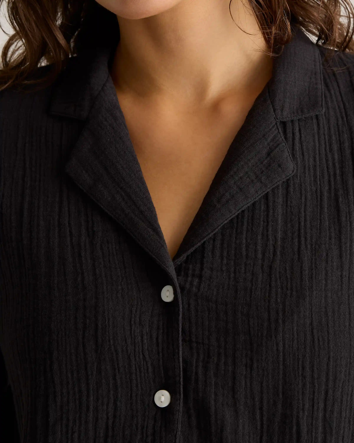 100% Organic Cotton Gauze Short Sleeve Shirt