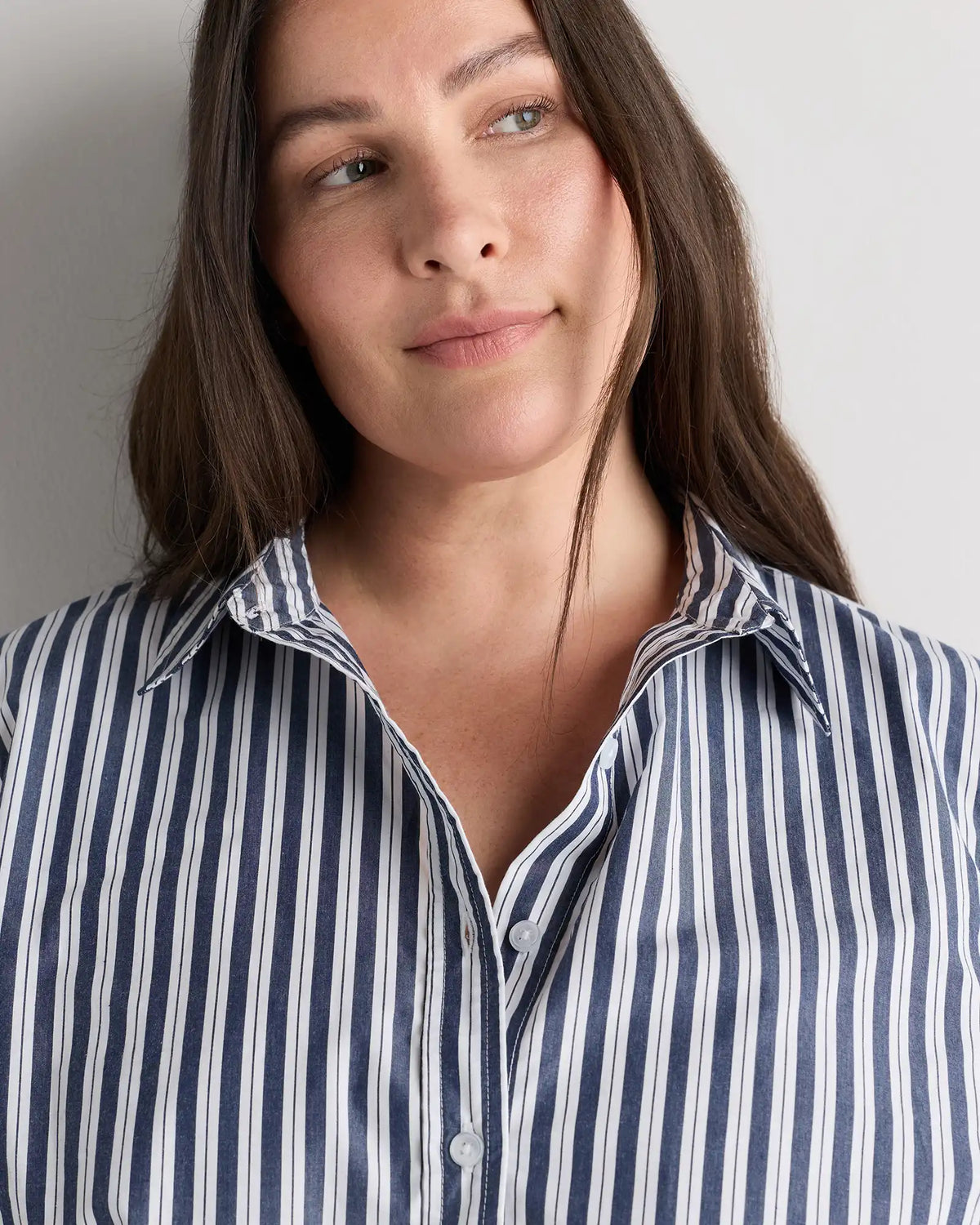 100% Organic Cotton Poplin Long Sleeve Shirt