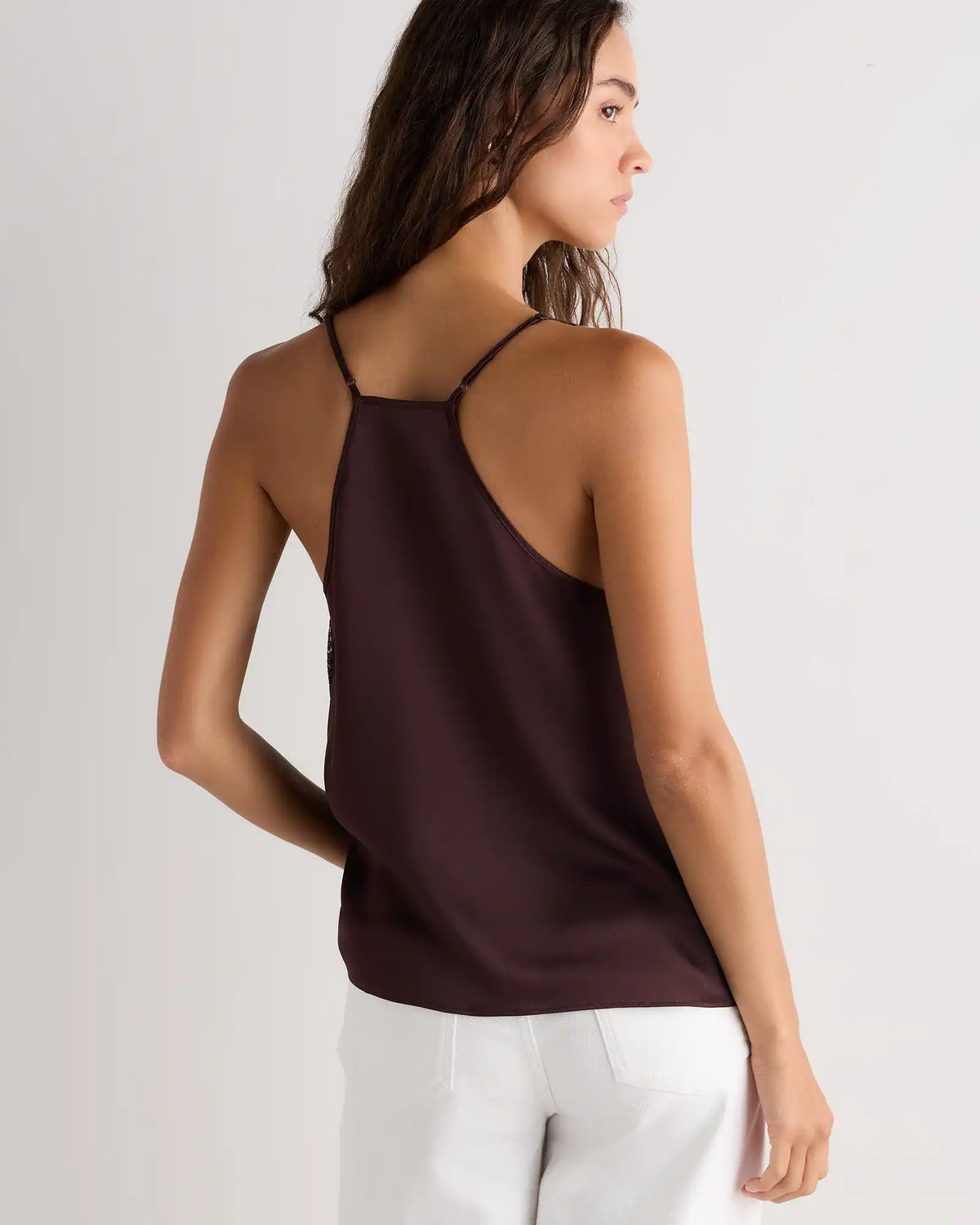 100% Washable Silk Lace Cami