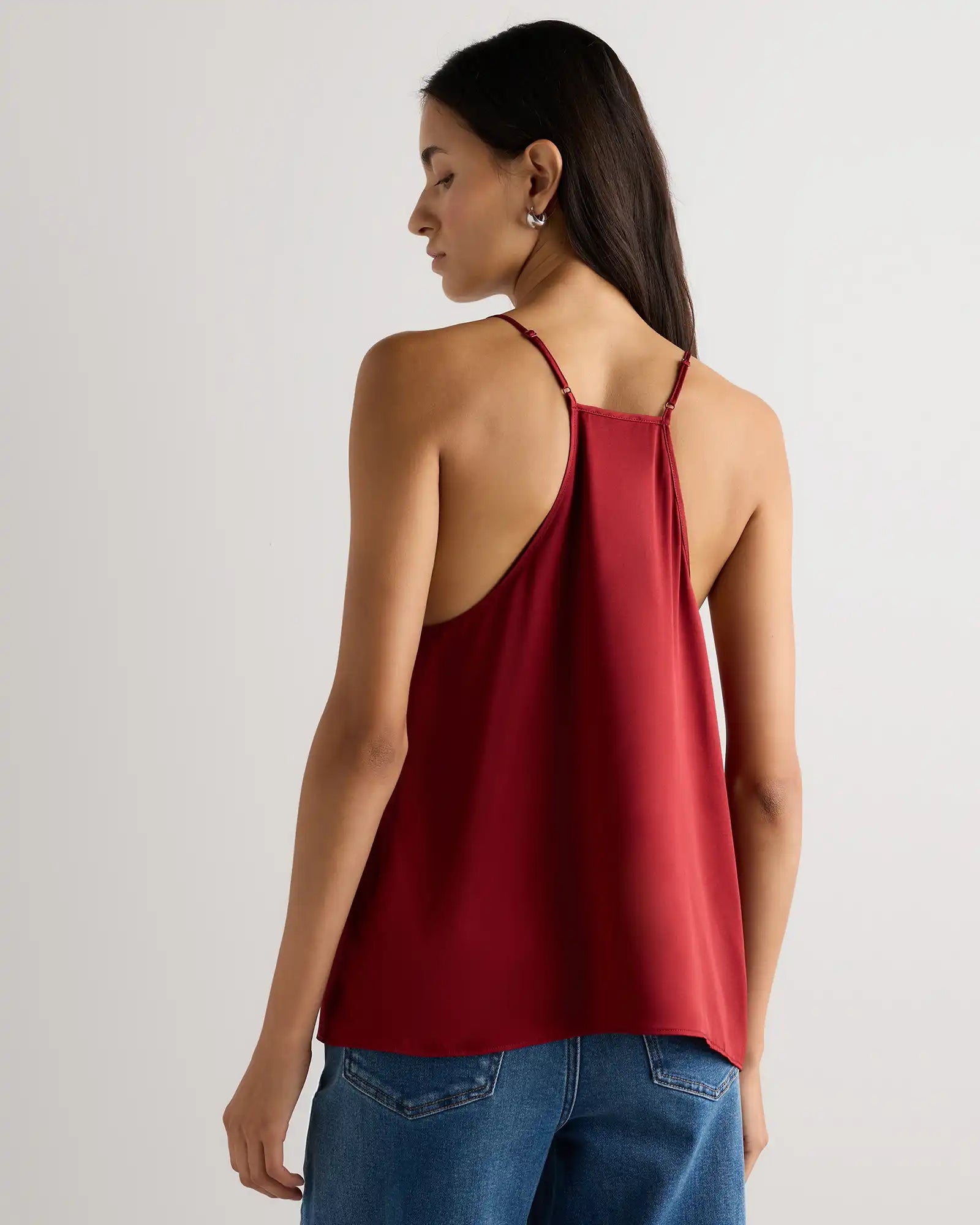 100% Washable Silk Lace Cami