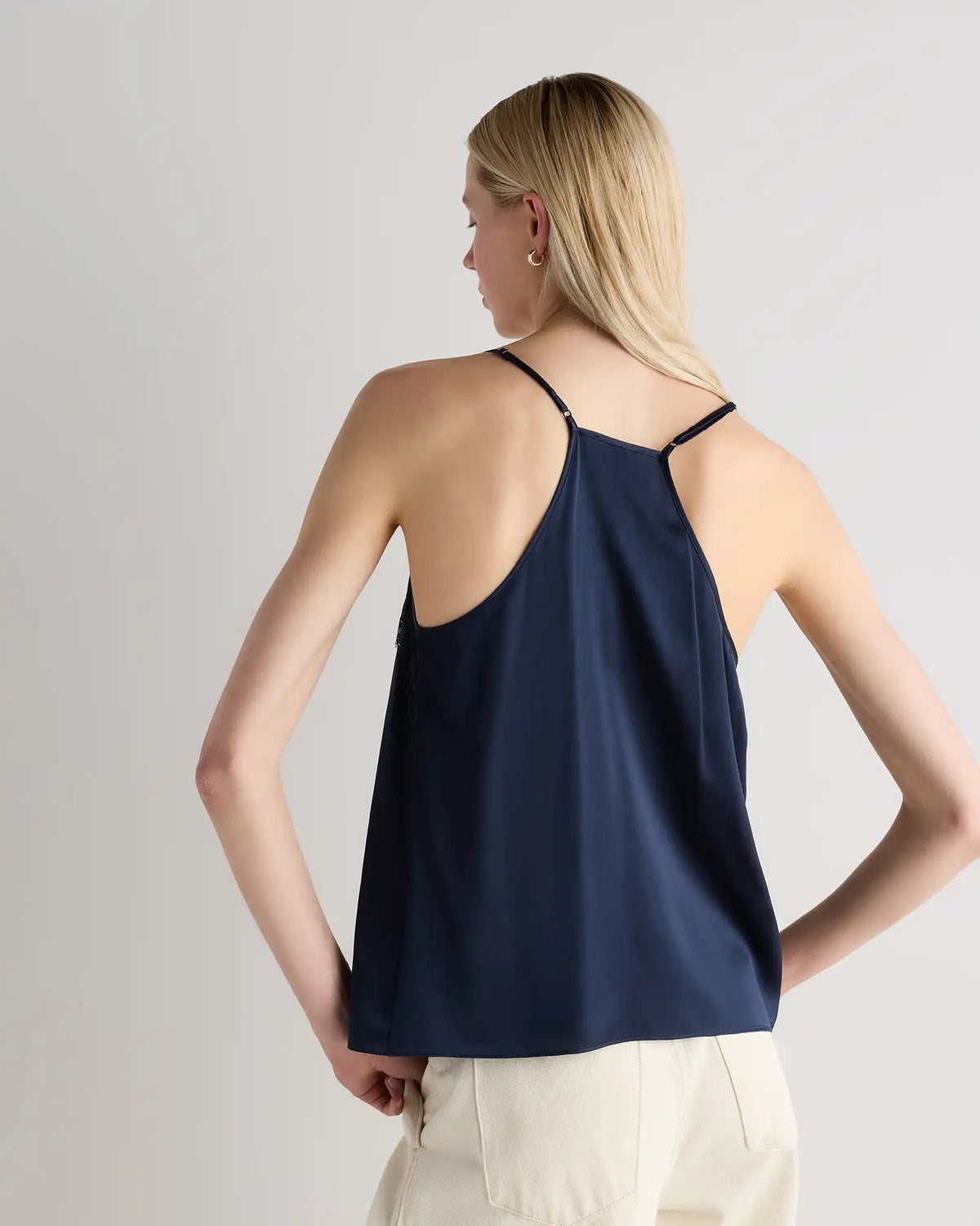 100% Washable Silk Lace Cami