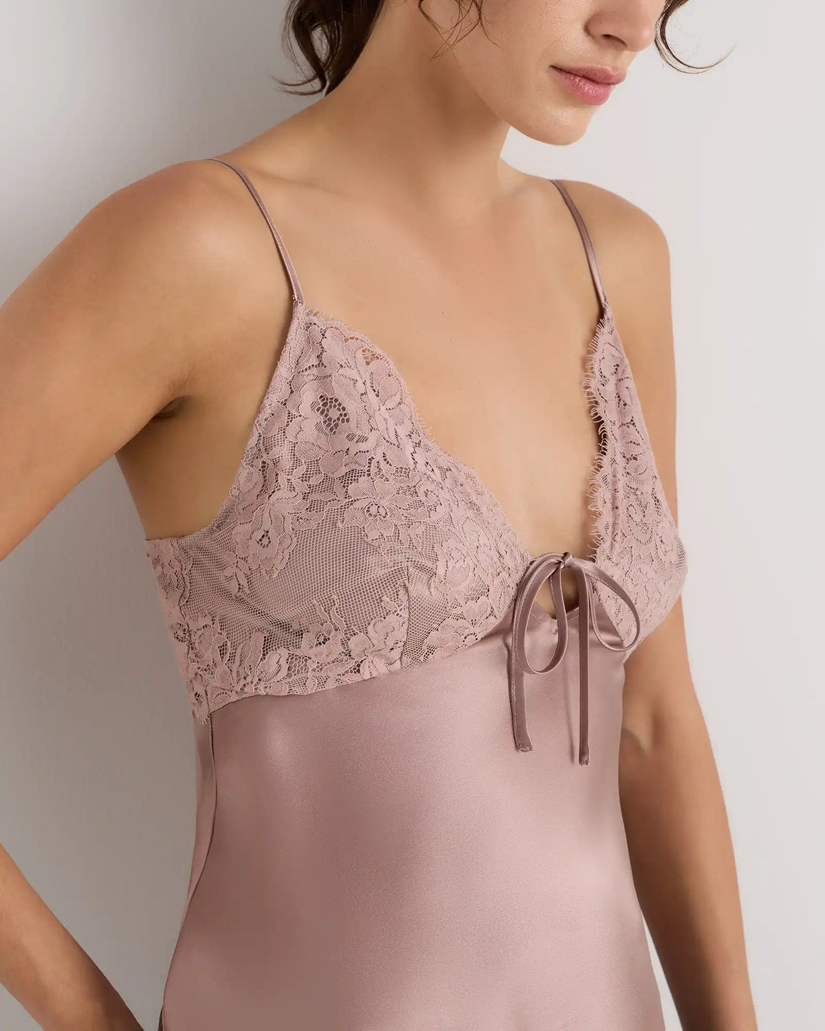 100% Washable Silk Lace Cutout Cami