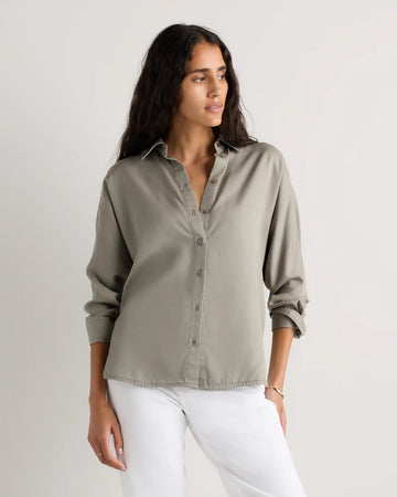 Vintage Wash Tencel Dolman Long Sleeve Shirt
