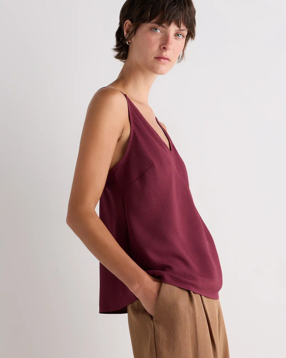Matte V-Neck Cami
