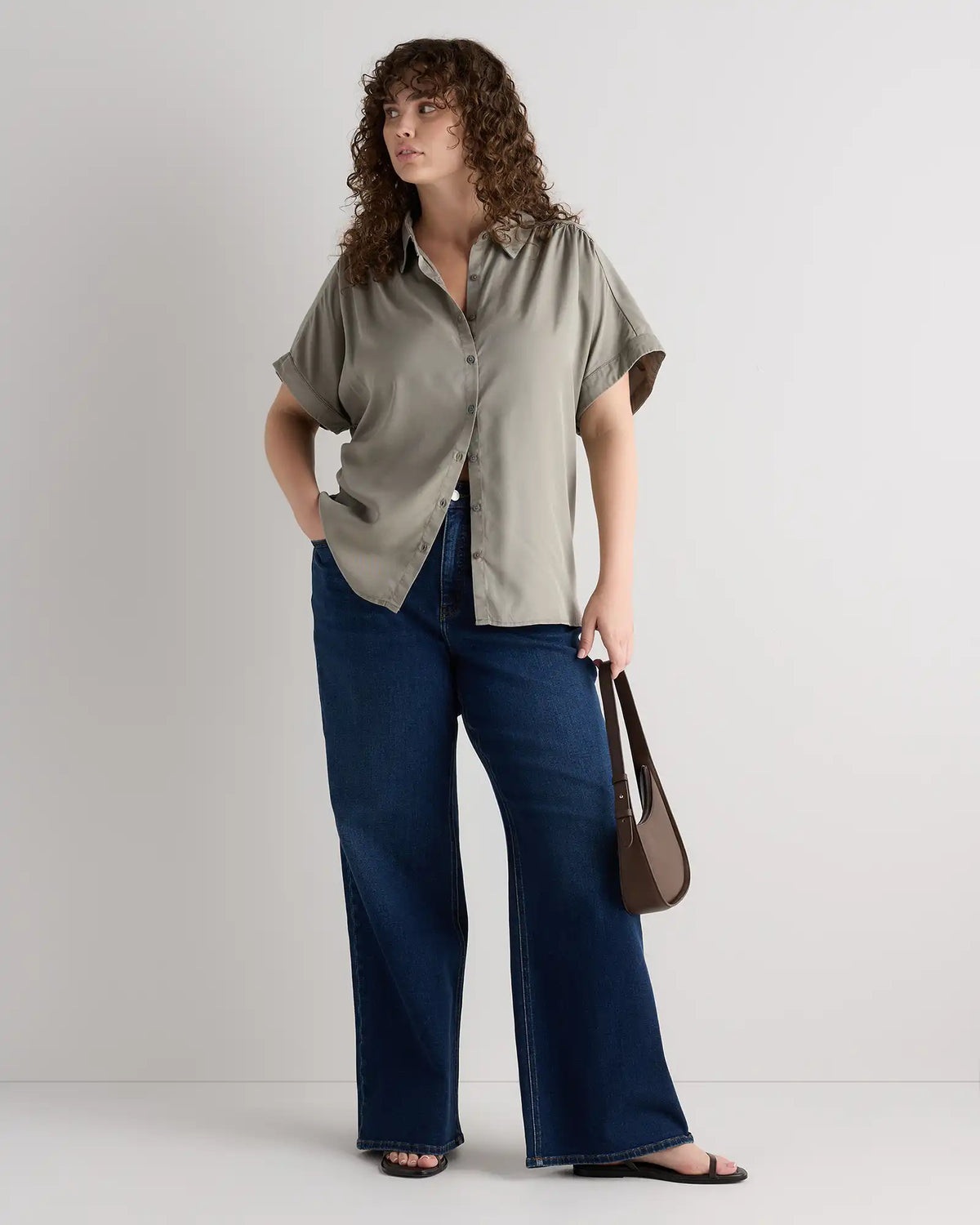 Vintage Wash Tencel Camp Shirt