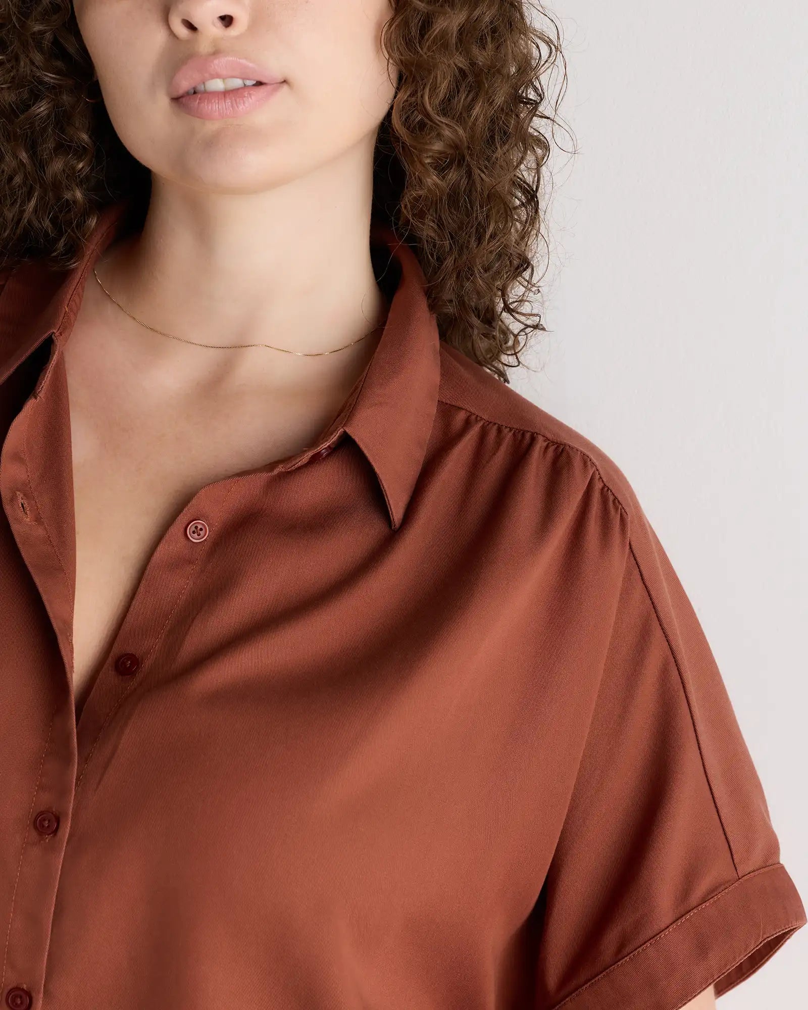 Vintage Wash Tencel Camp Shirt