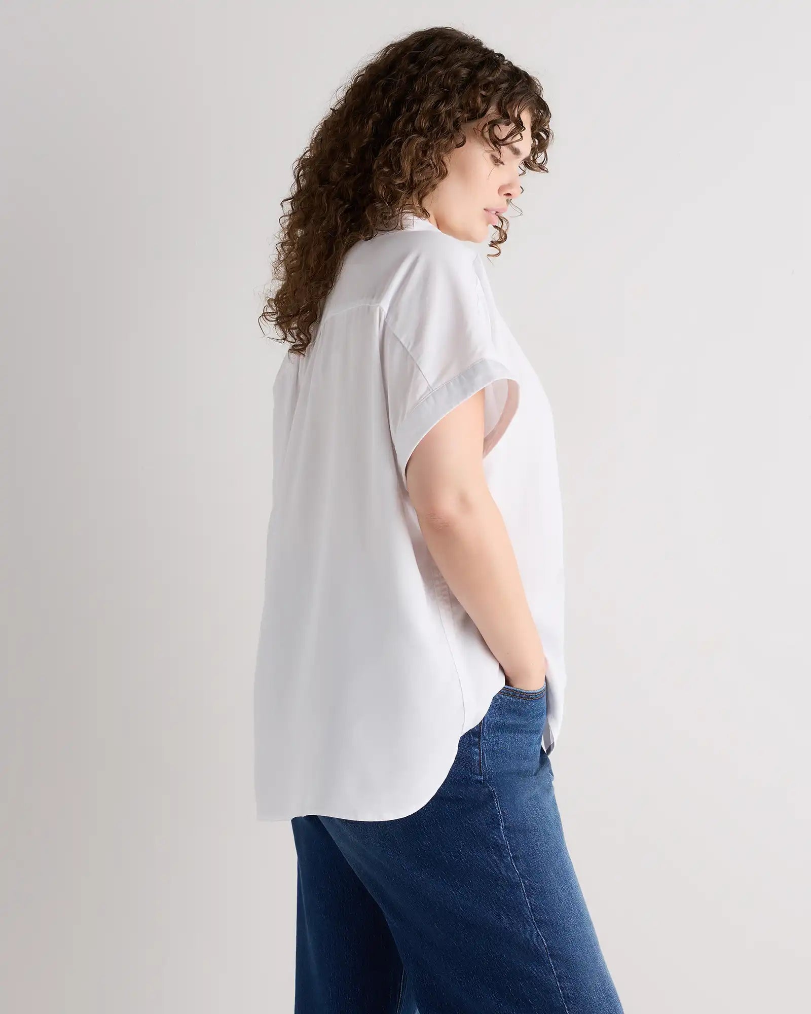 Vintage Wash Tencel Camp Shirt