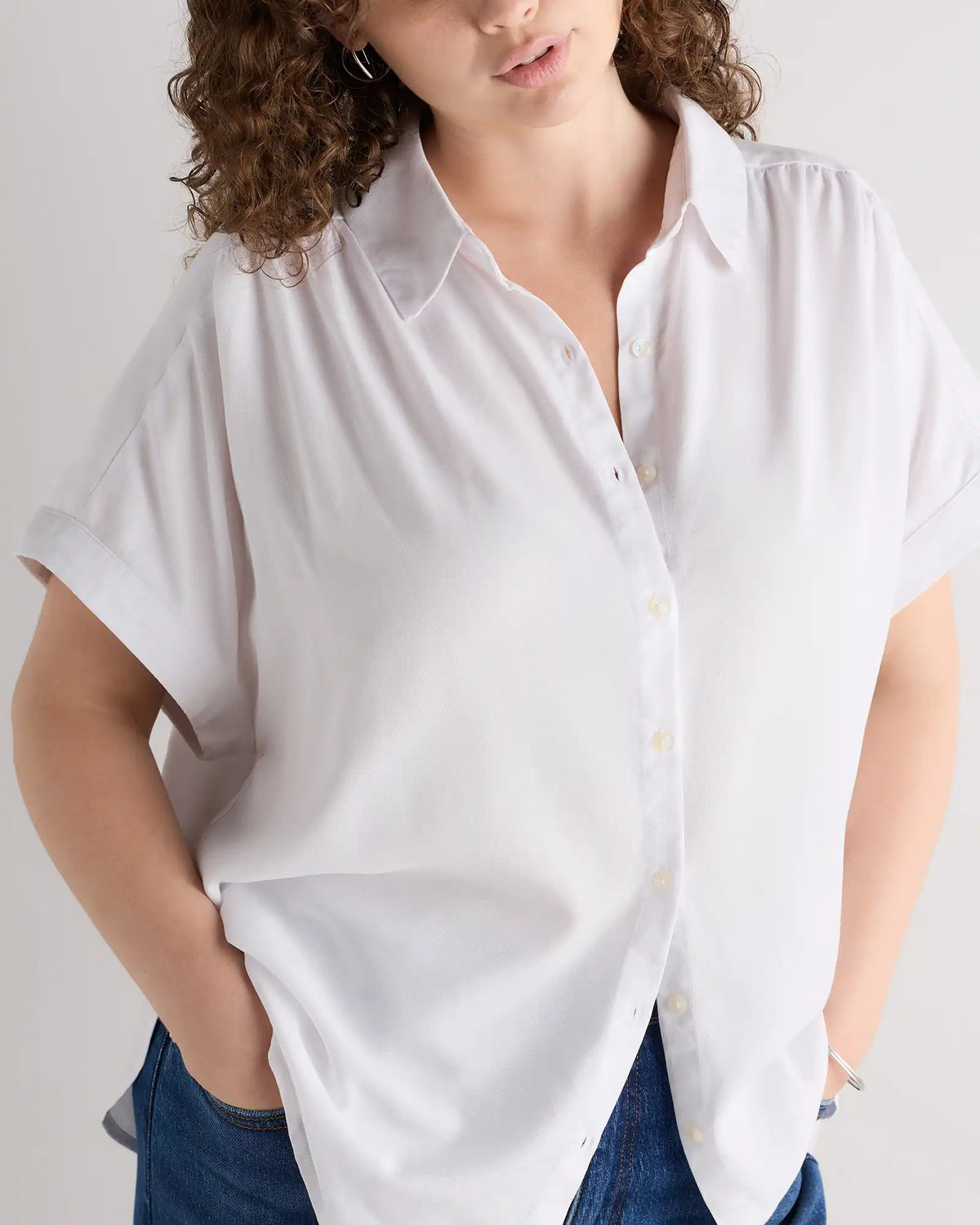 Vintage Wash Tencel Camp Shirt
