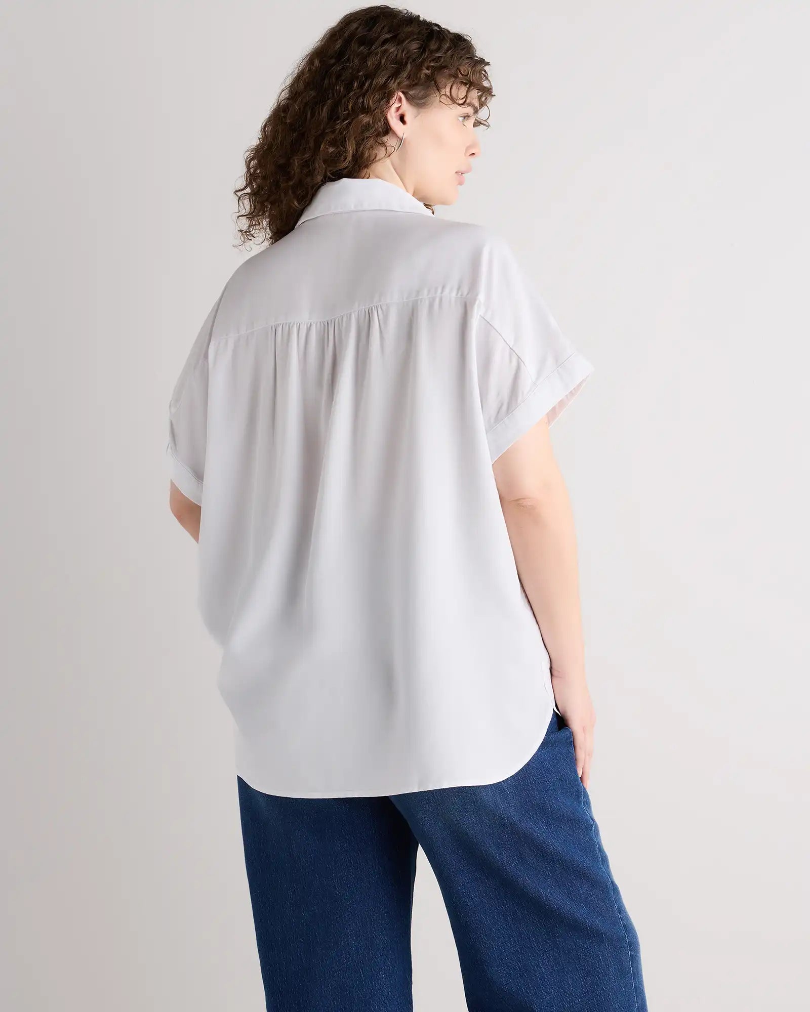 Vintage Wash Tencel Camp Shirt