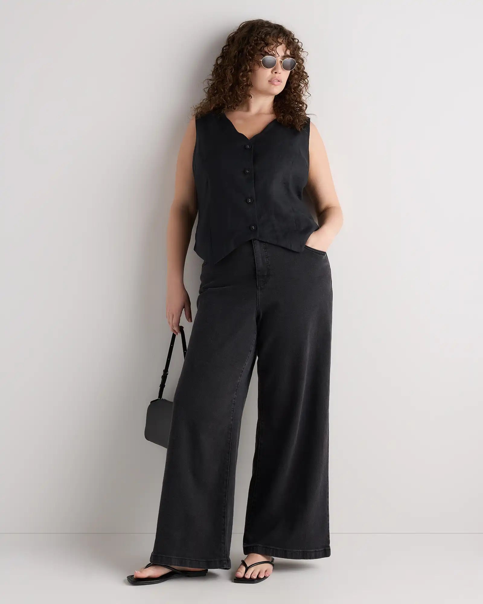 100% European Linen Vest