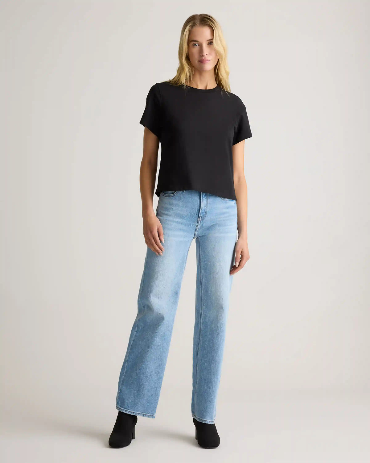 100% Organic Cotton Boxy Crewneck Tee (3-Pack)