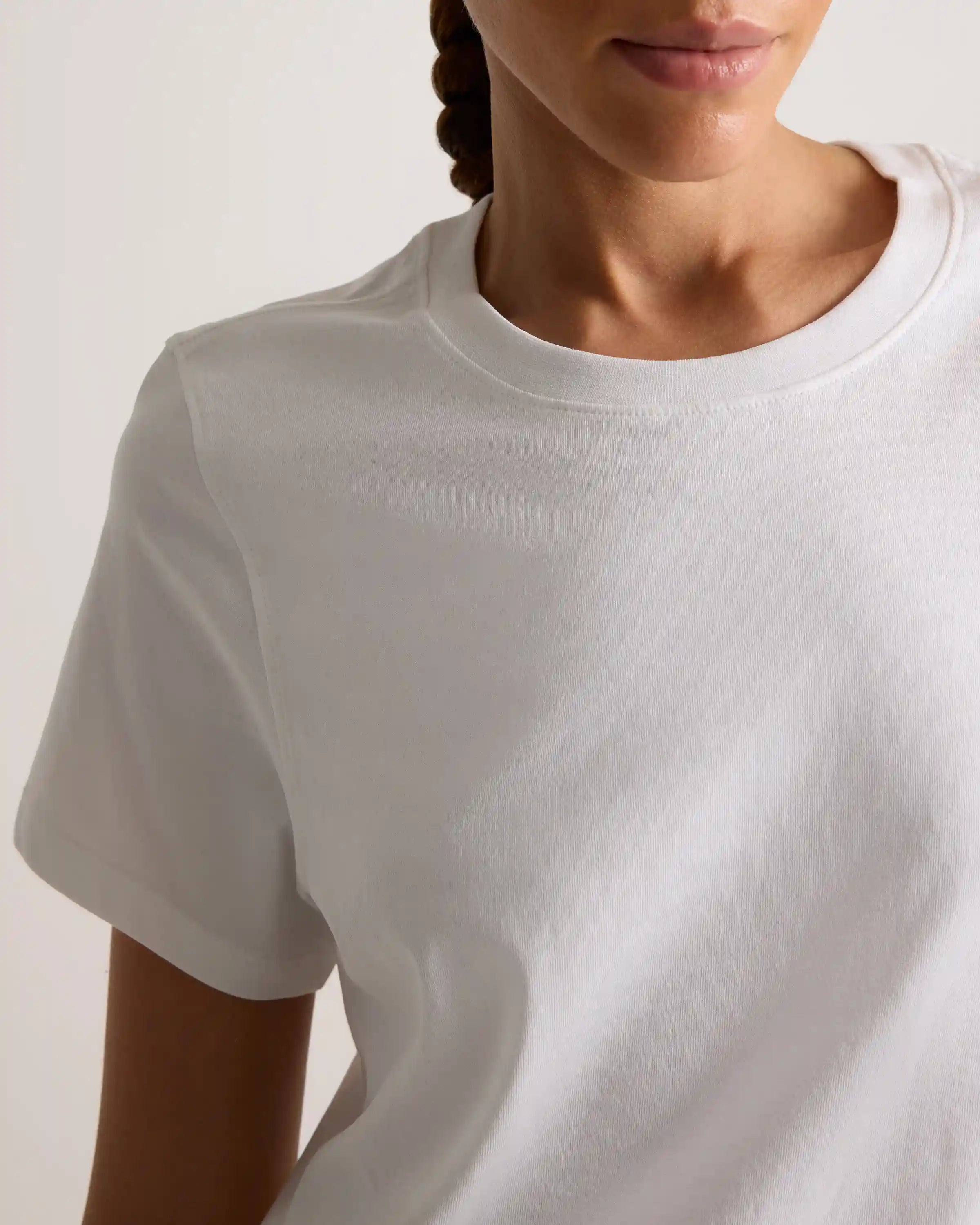 100% Organic Cotton Boxy Crewneck Tee