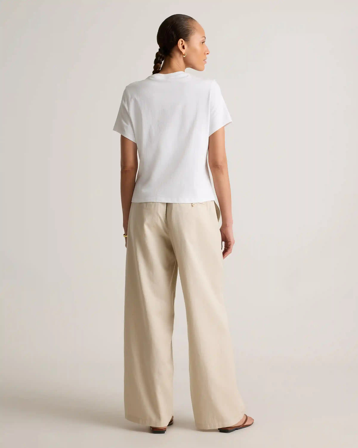 100% Organic Cotton Boxy Crewneck Tee