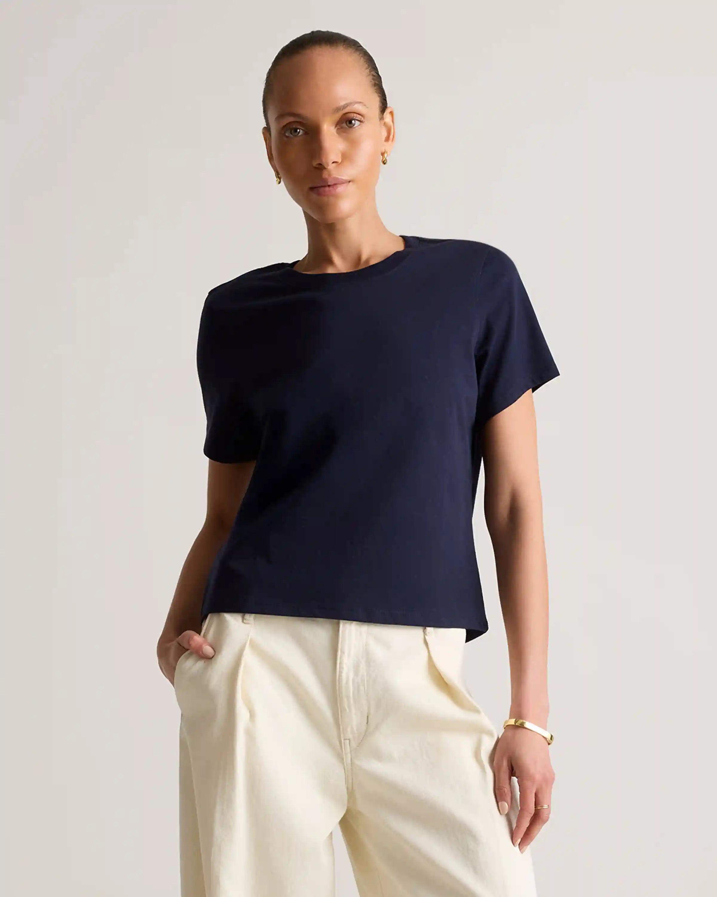 100% Organic Cotton Boxy Crewneck Tee (3-Pack)