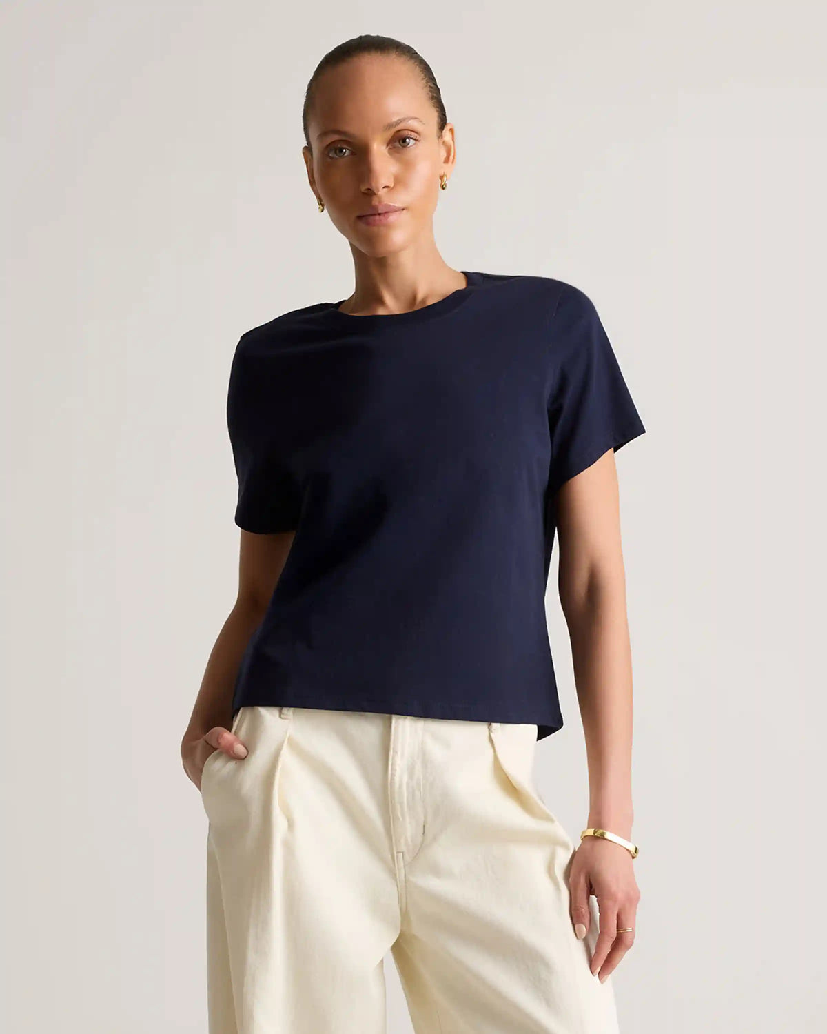 100% Organic Cotton Boxy Crewneck Tee (3-Pack)