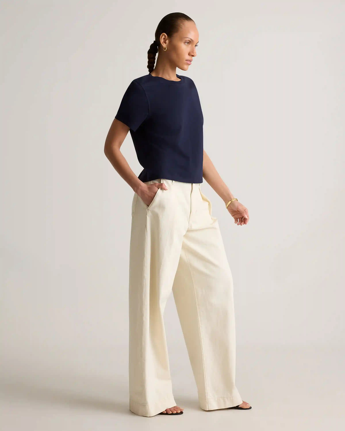 100% Organic Cotton Boxy Crewneck Tee (3-Pack)