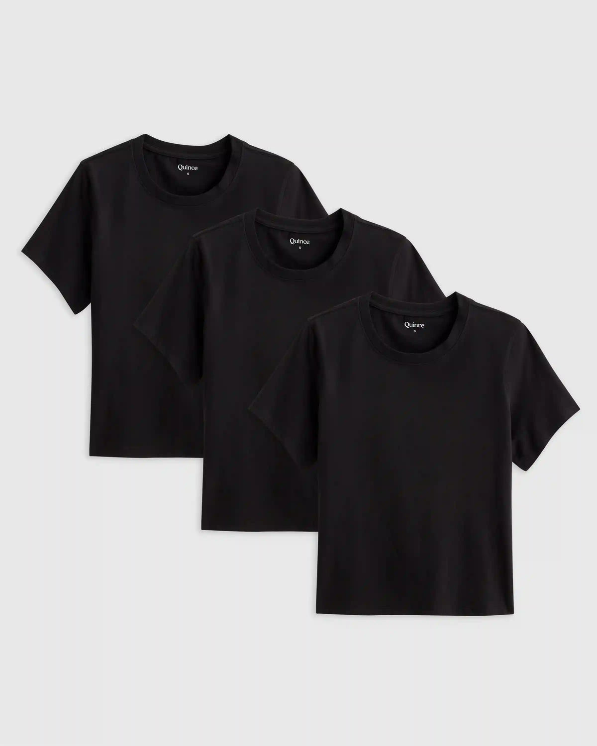 100% Organic Cotton Boxy Crewneck Tee (3-Pack)
