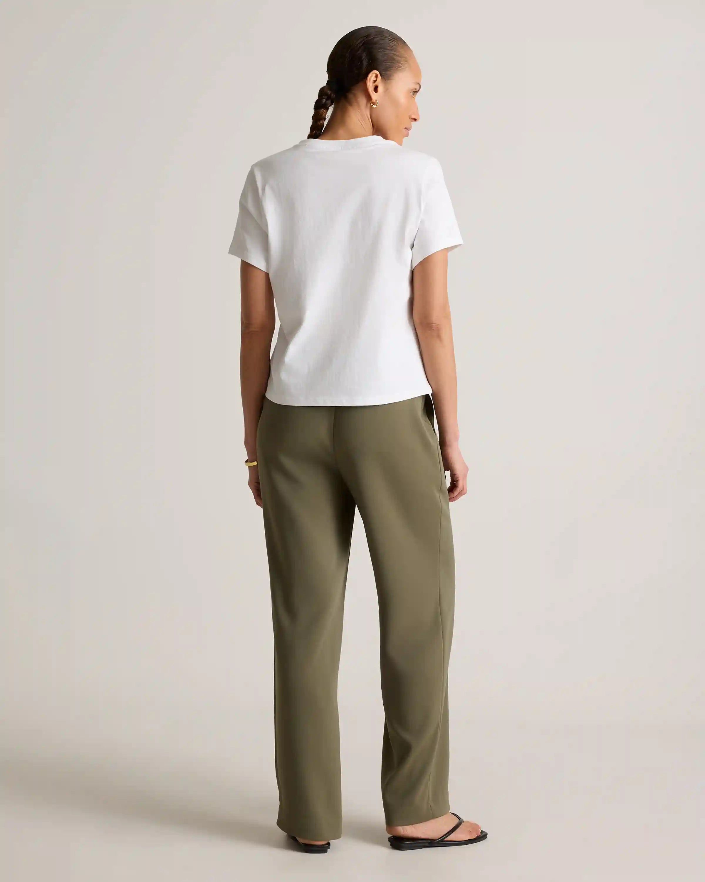 100% Organic Cotton Boxy V-Neck Tee (3-Pack)