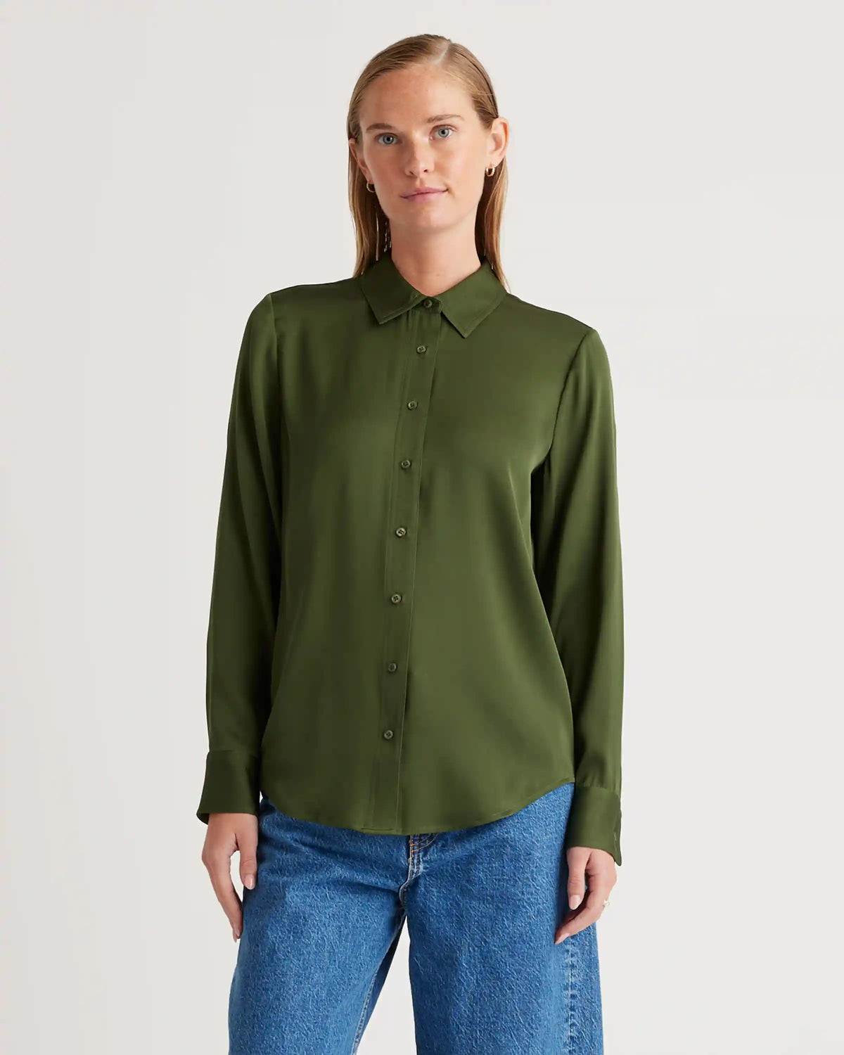 Washable Stretch Silk Blouse