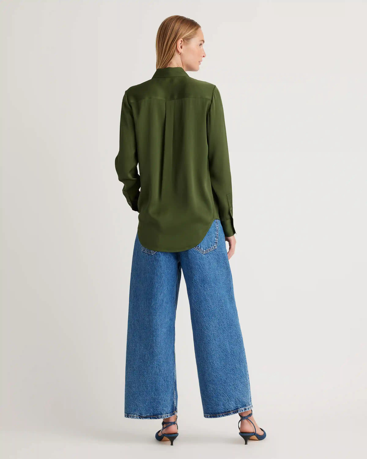 Washable Stretch Silk Blouse