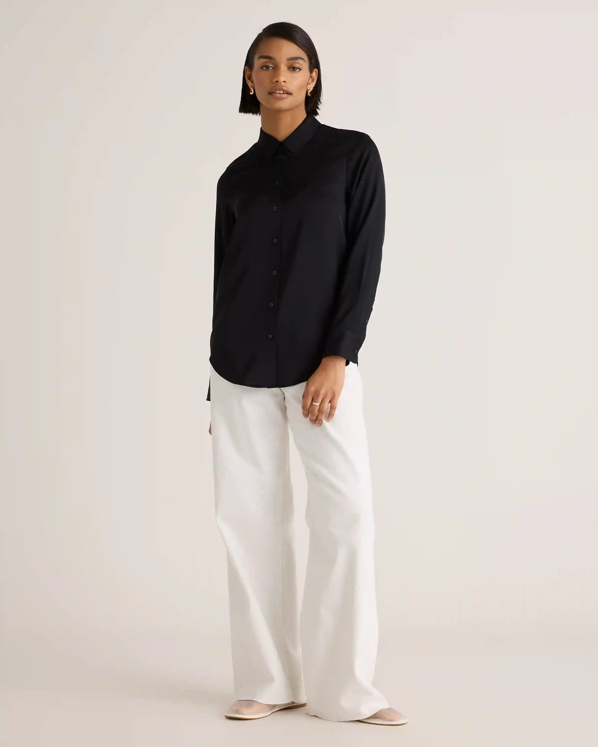 Washable Stretch Silk Blouse