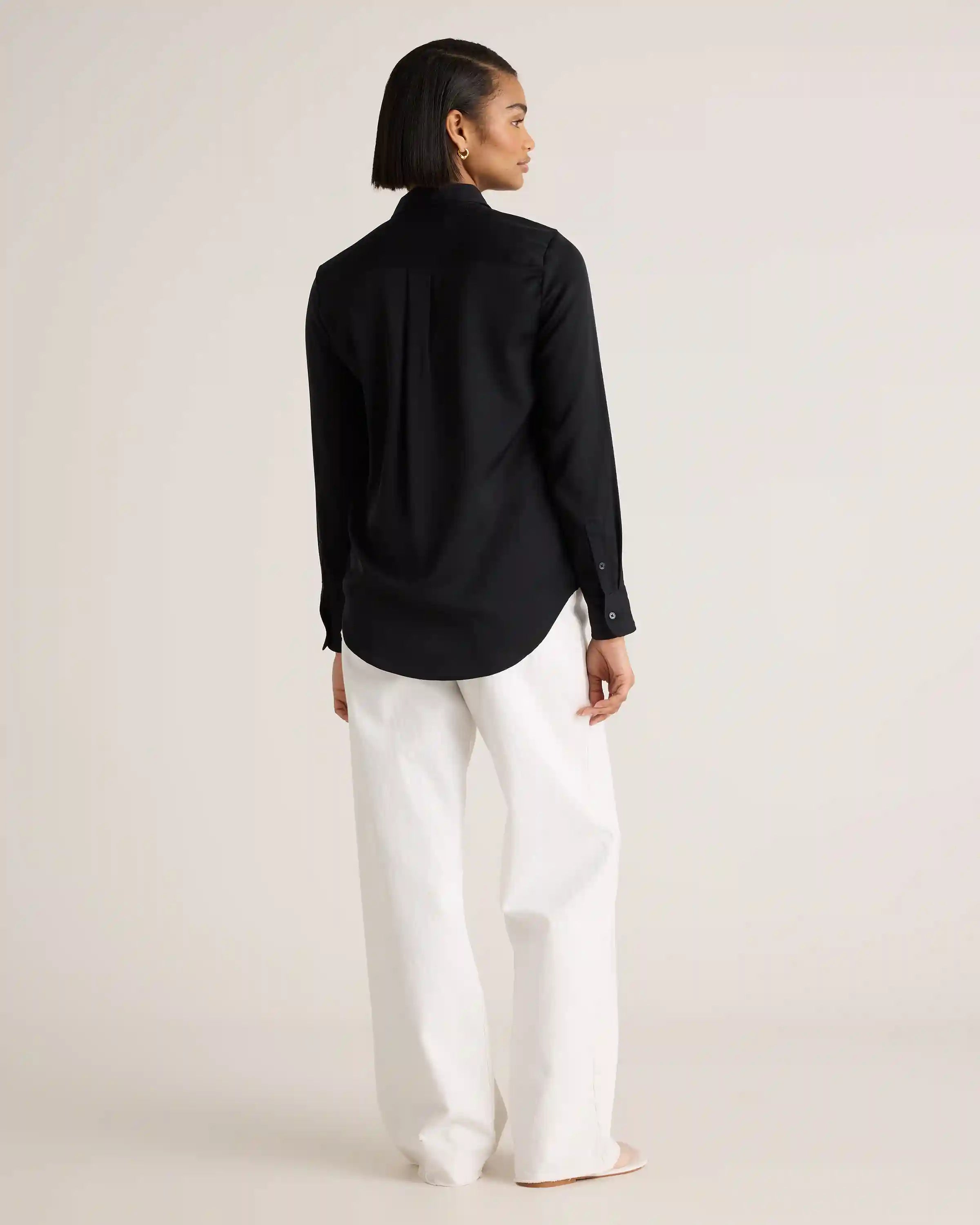 Washable Stretch Silk Blouse
