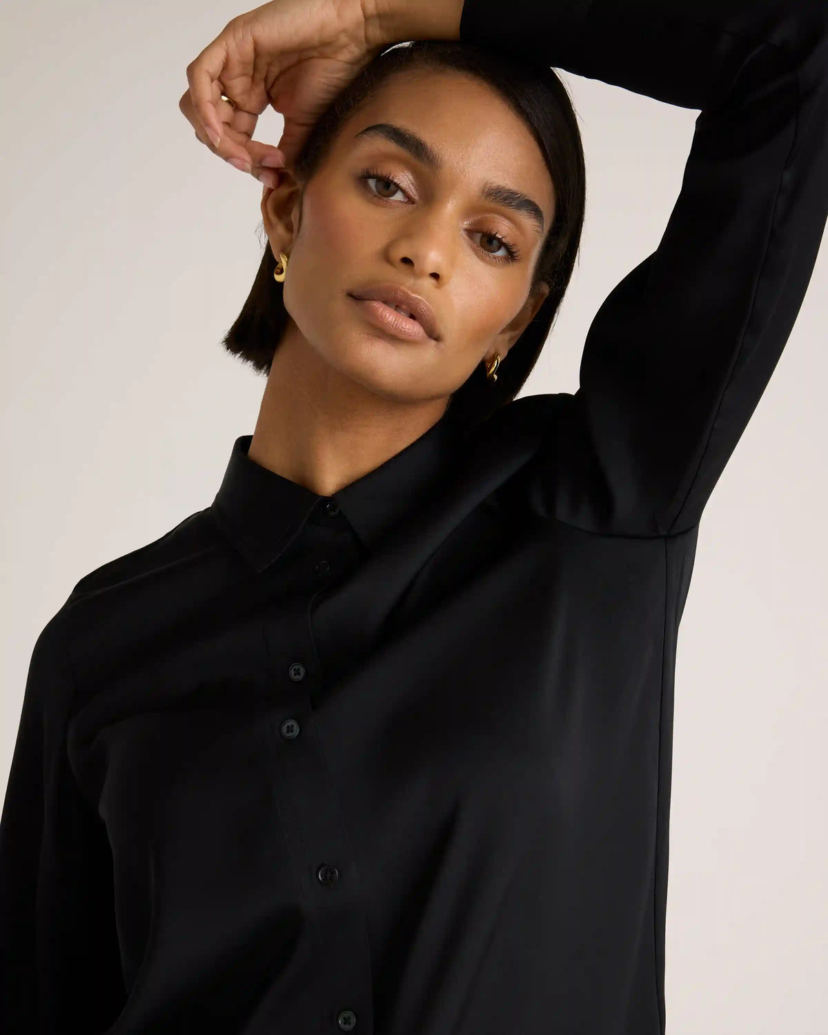 Washable Stretch Silk Blouse