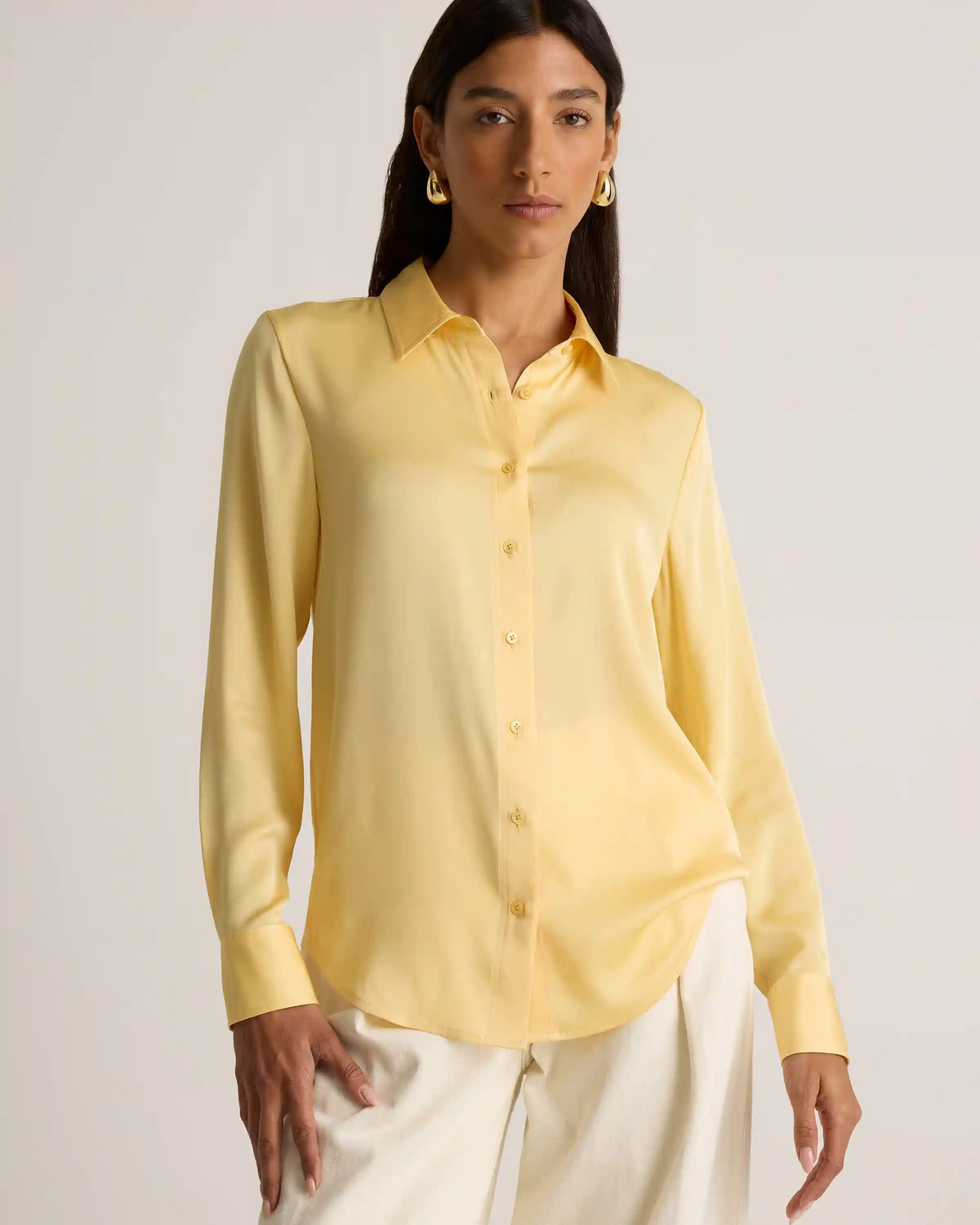 Washable Stretch Silk Blouse