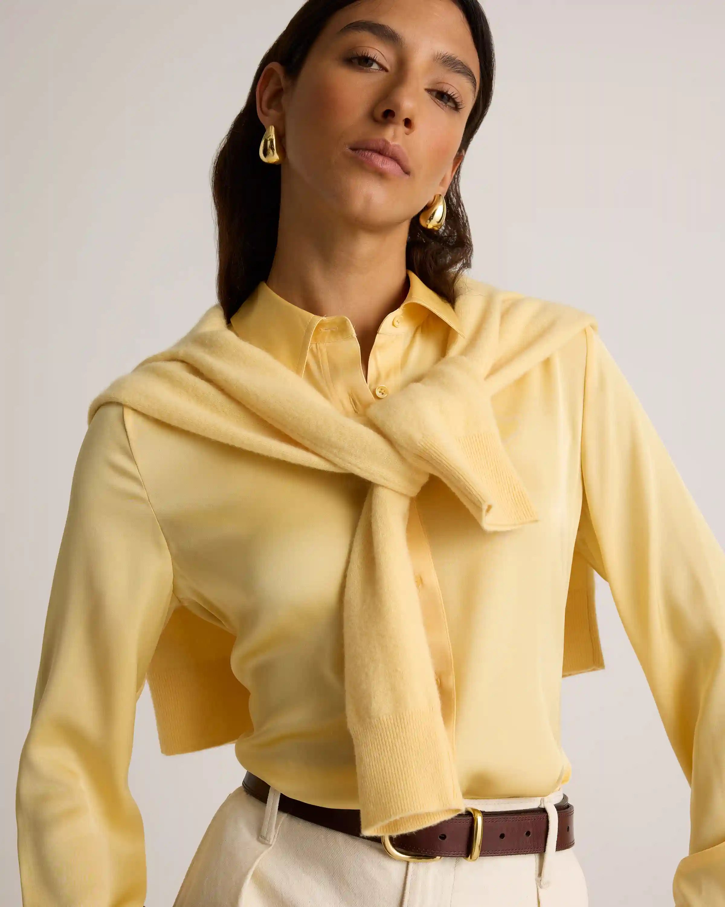 Washable Stretch Silk Blouse
